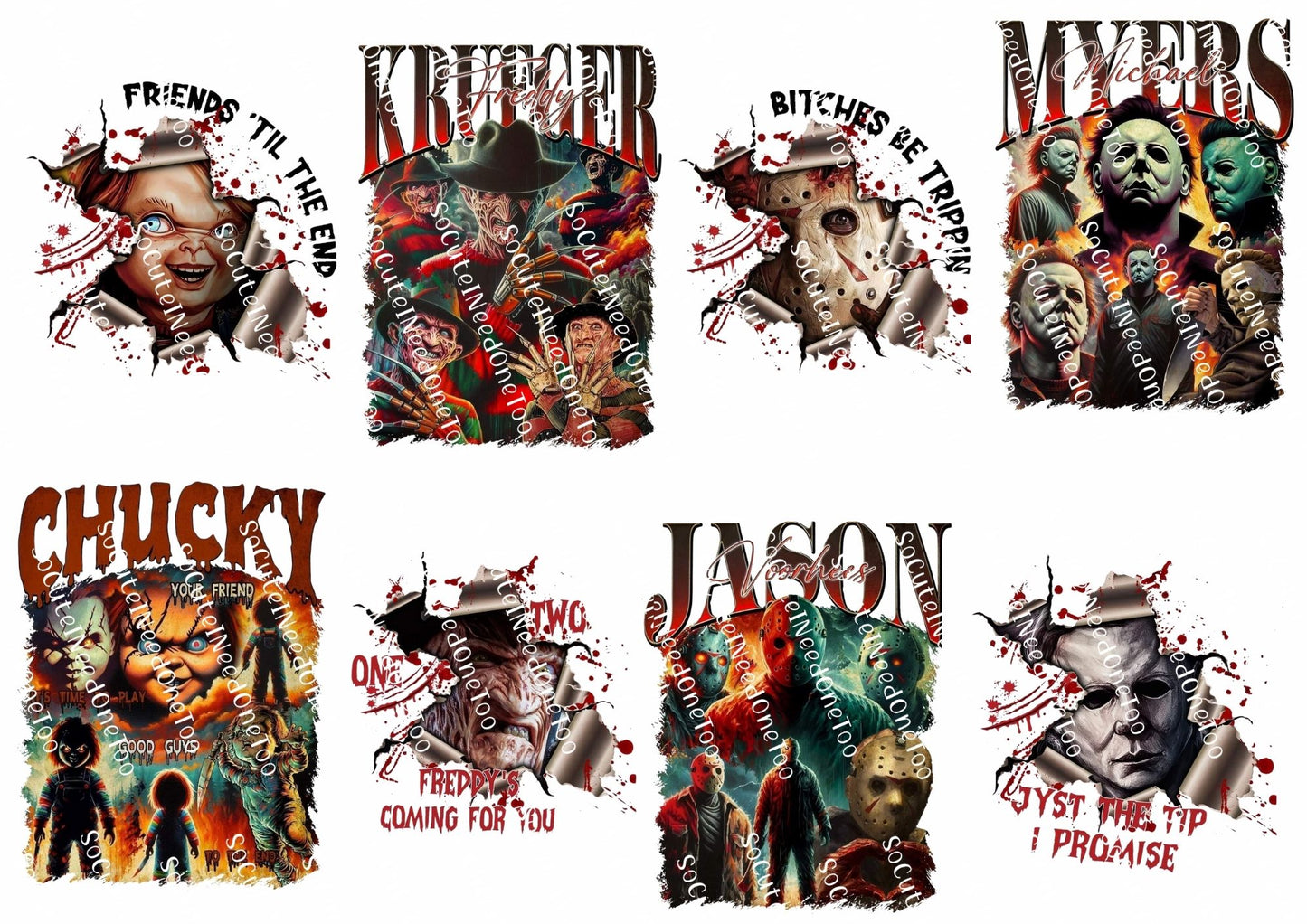 Chucky #7 Waterslide Decals
