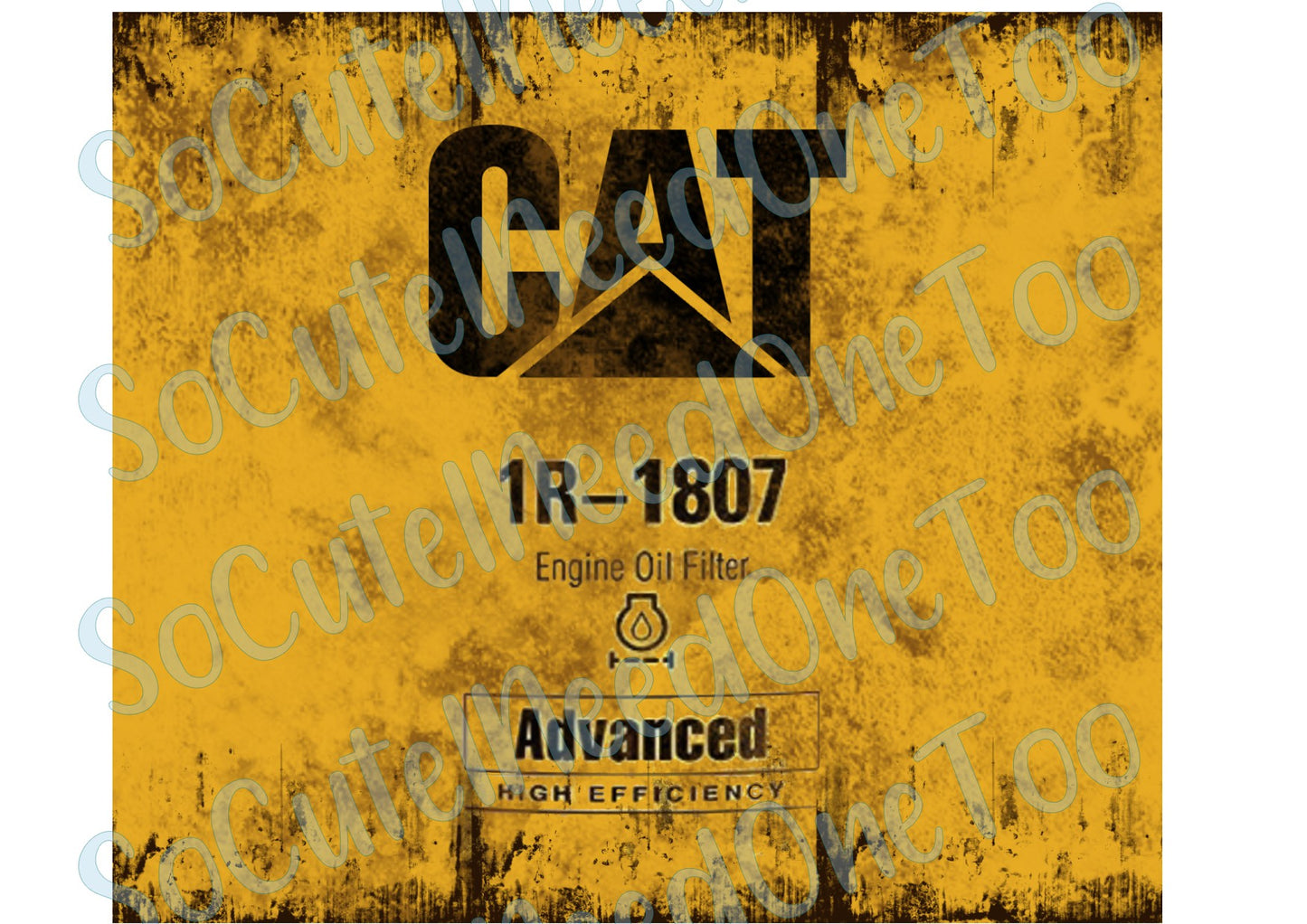 Cat Oil Filter Grunge Wrap - SoCuteINeedOneToo