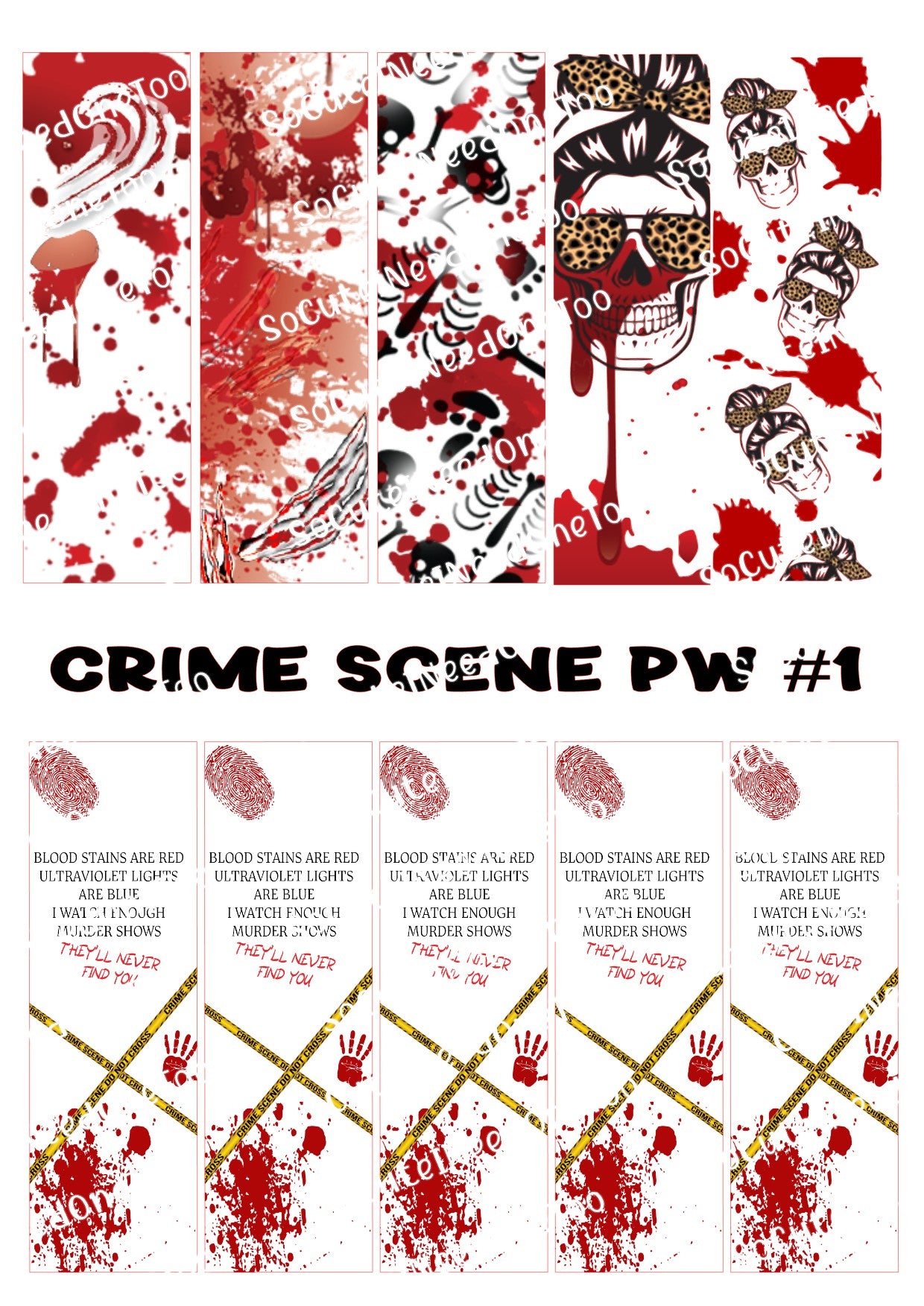 Crime Scene Pen Wraps #1 - SoCuteINeedOneToo