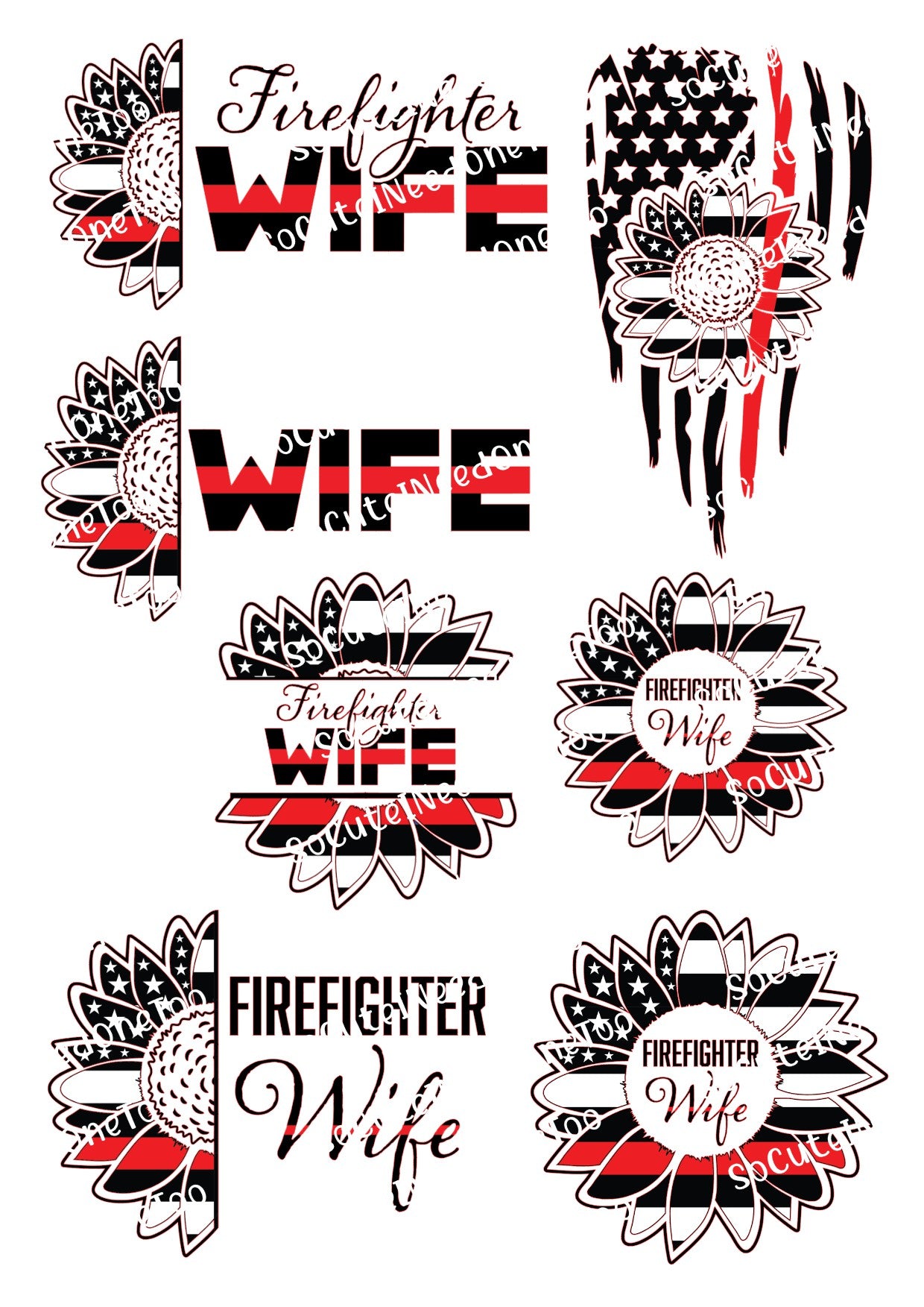 Firefighter #7 Waterslide Decals - SoCuteINeedOneToo