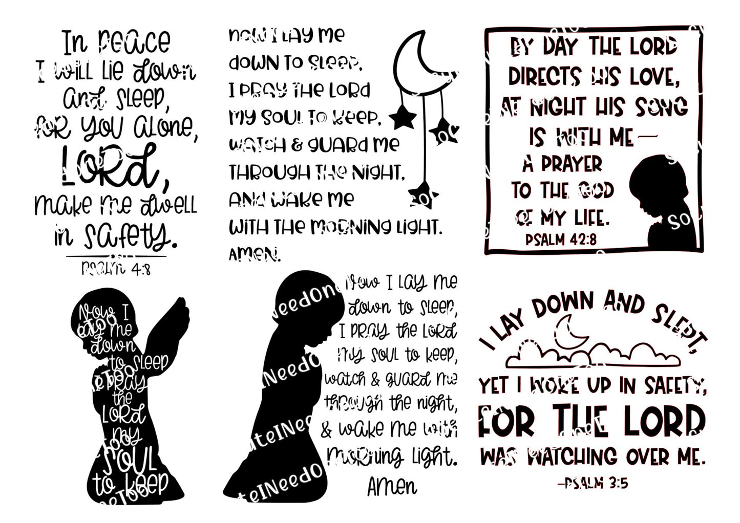 Memorial Album Waterslide Decals - SoCuteINeedOneToo