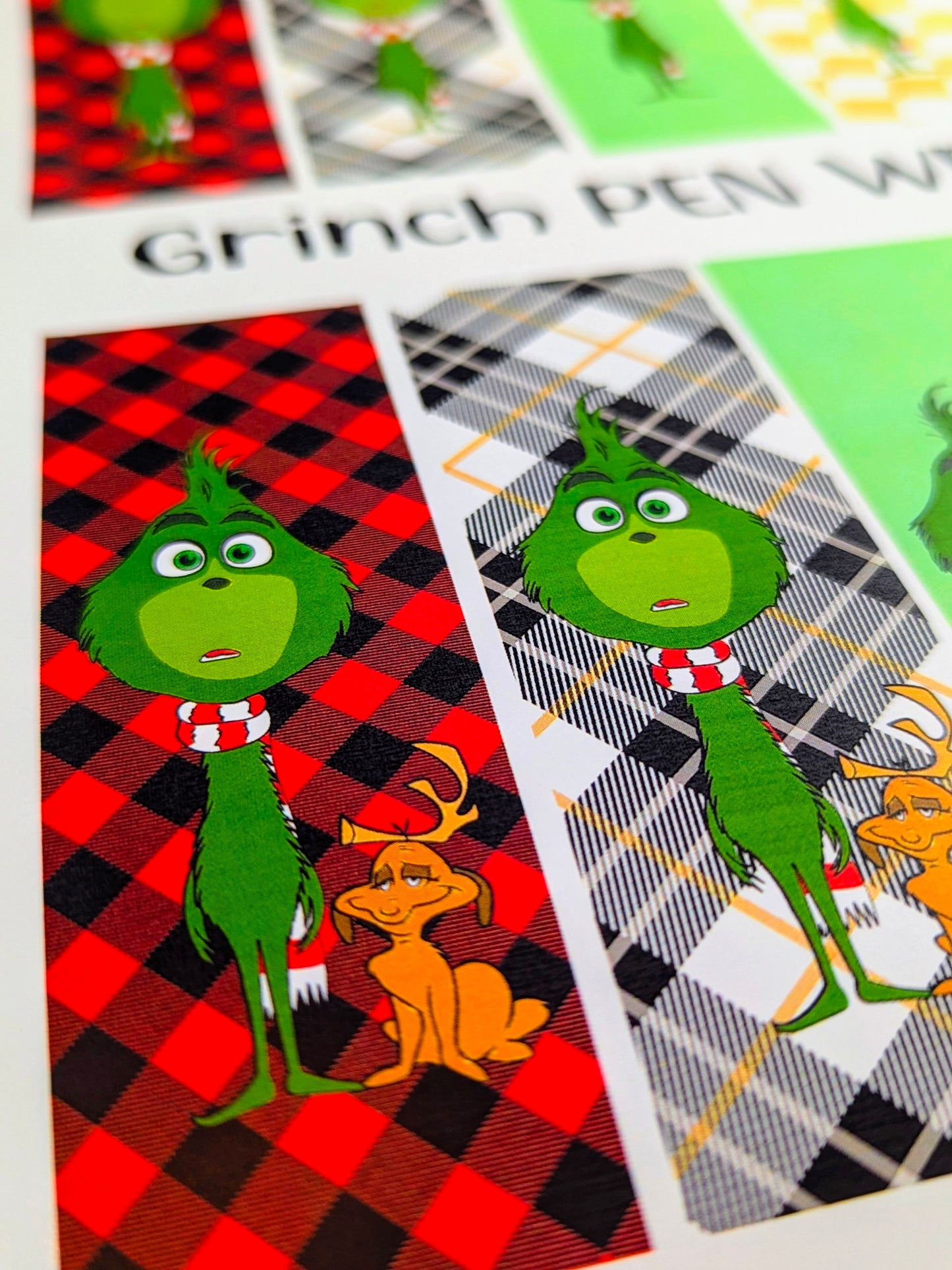 Grinch Pens Wraps #1 Decals - SoCuteINeedOneToo