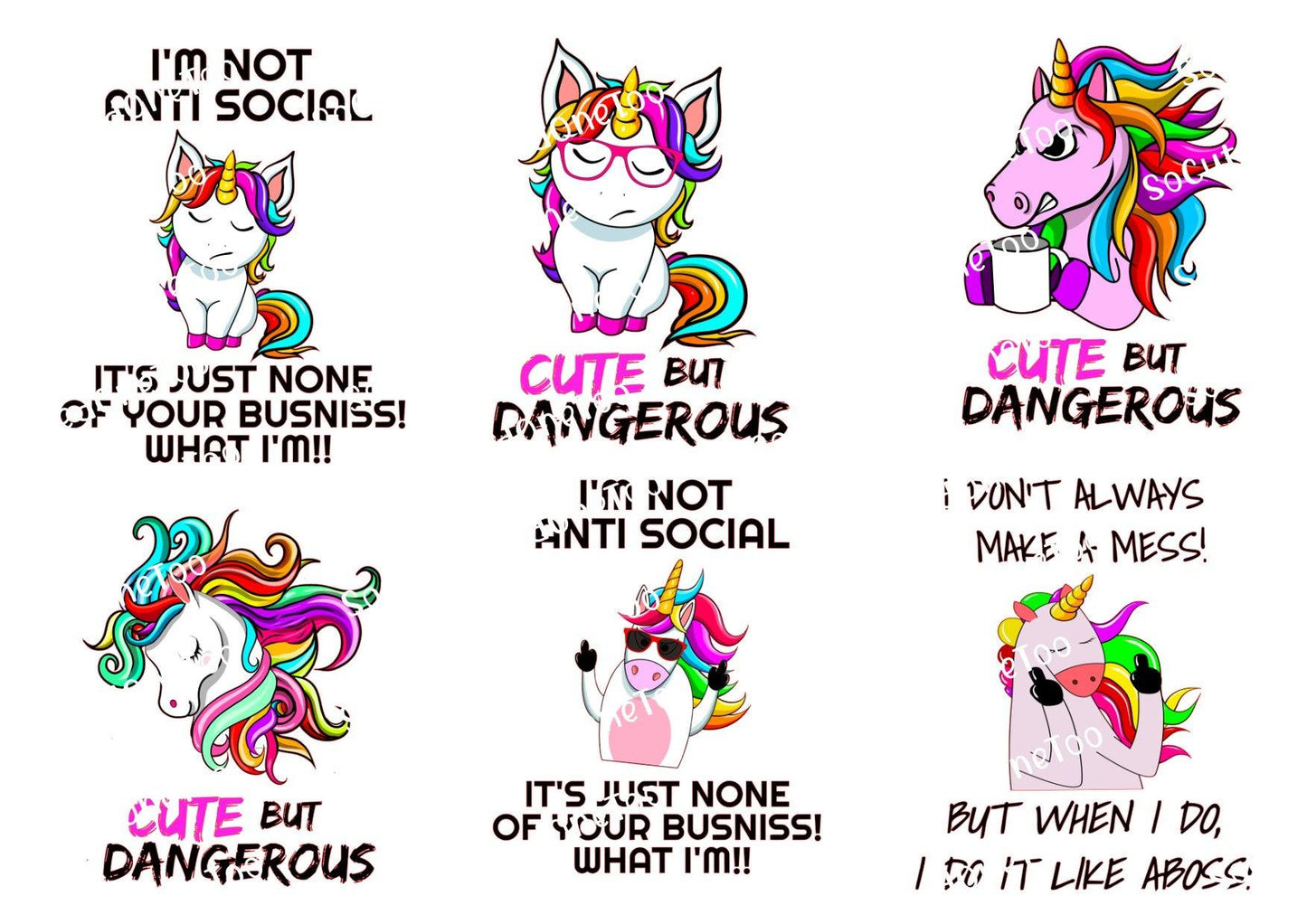 Adult Fun #2 Waterslide Decals - SoCuteINeedOneToo