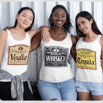 Cute Labels for Rum, Whiskey, Tequila & Vodka Tumblers - SoCuteINeedOneToo