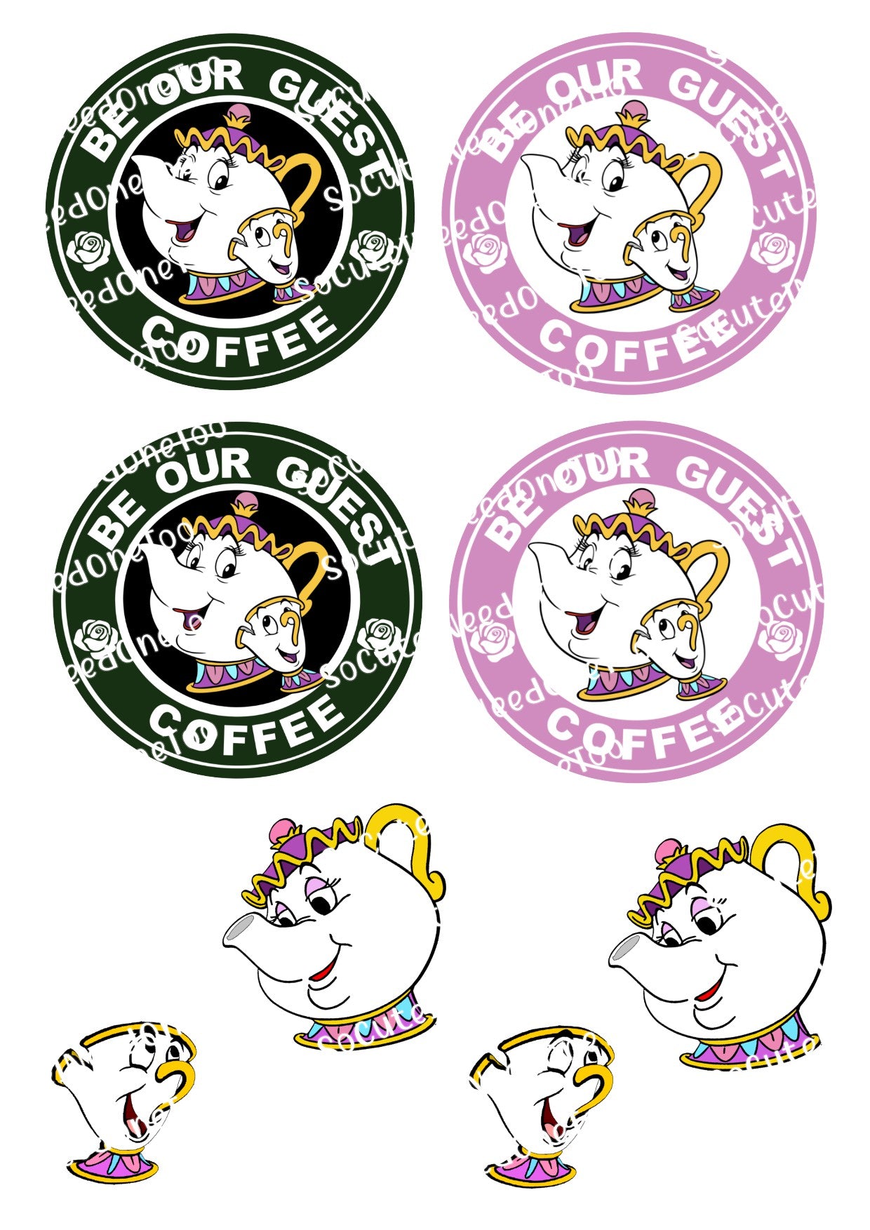 Beauty & The Beast - Waterslides - SoCuteINeedOneToo