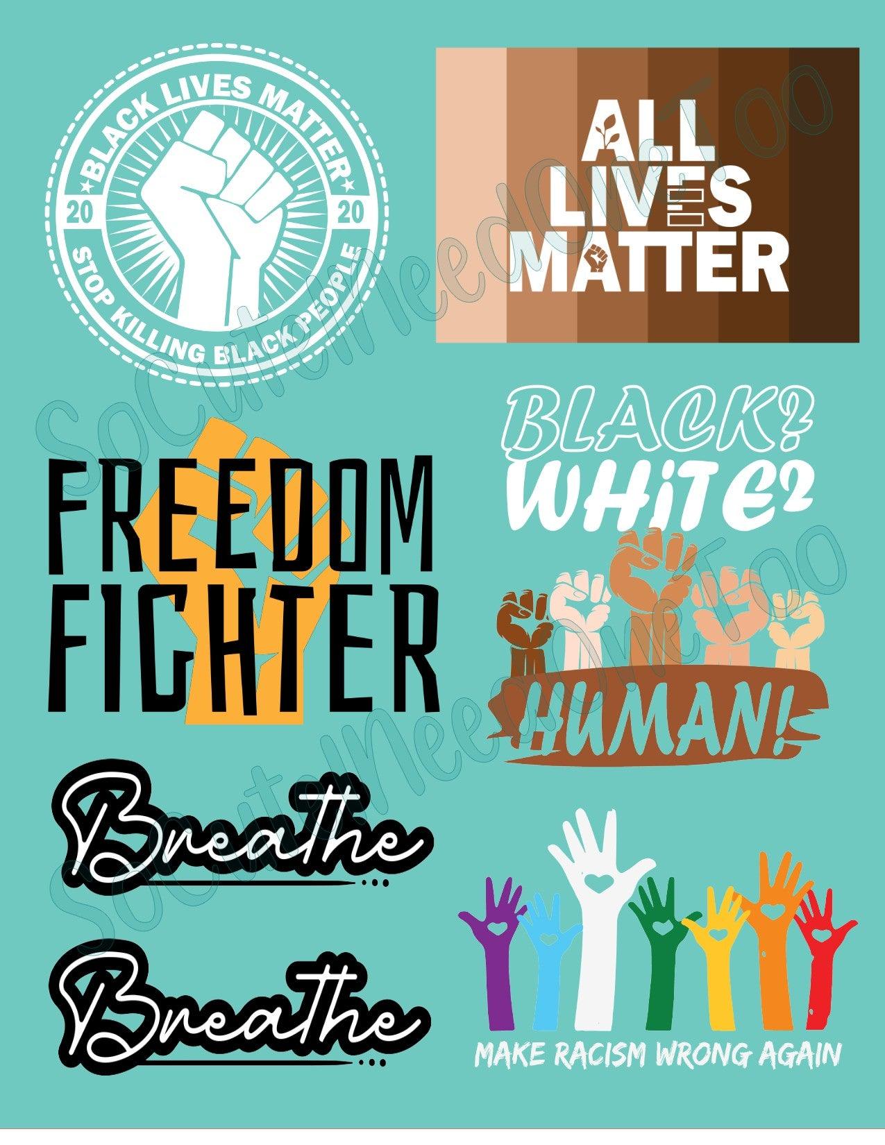 BLM #1 Waterslide Decals - SoCuteINeedOneToo