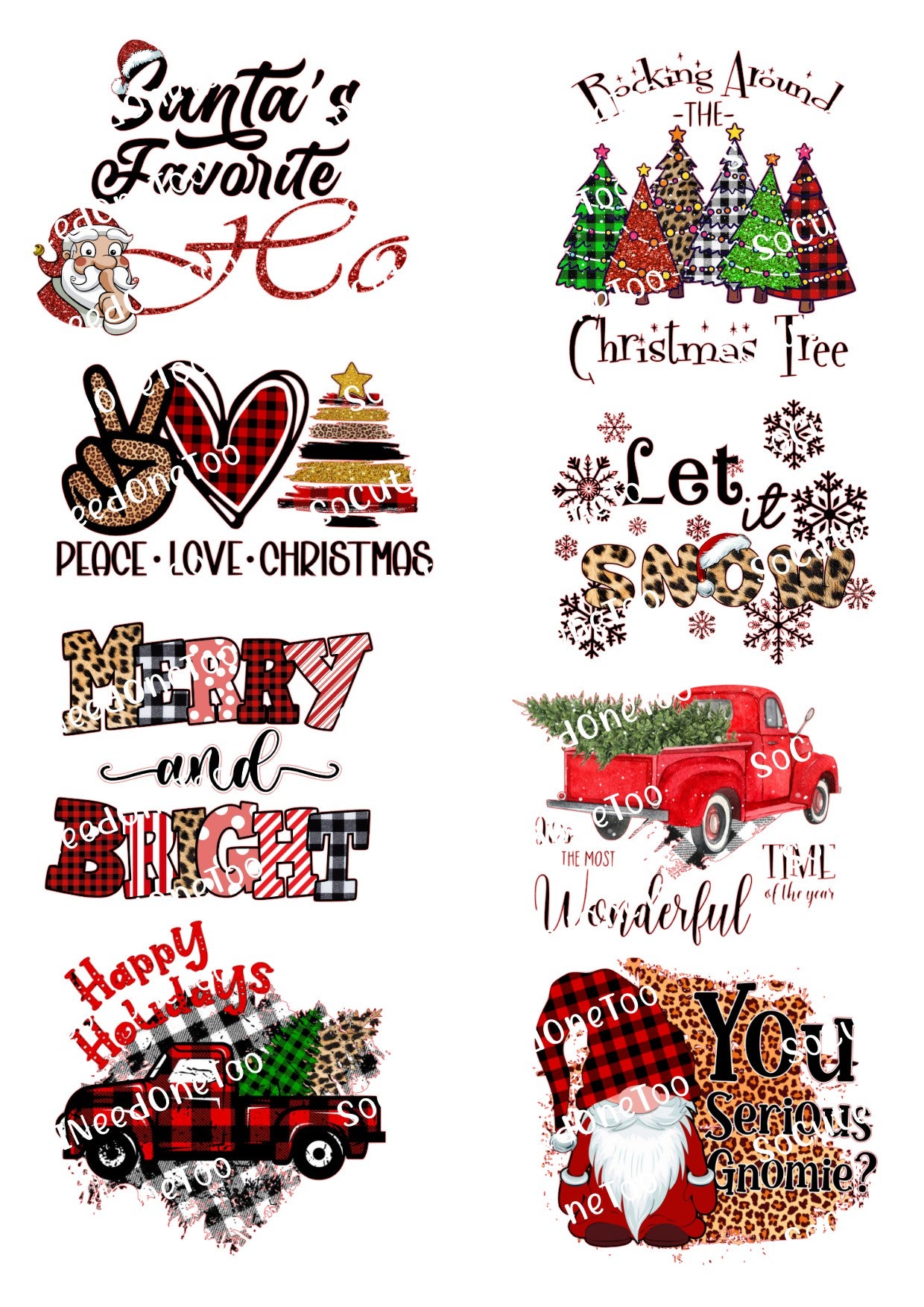 Christmas - Rocking Around the Christmas Tree Waterslides - SoCuteINeedOneToo