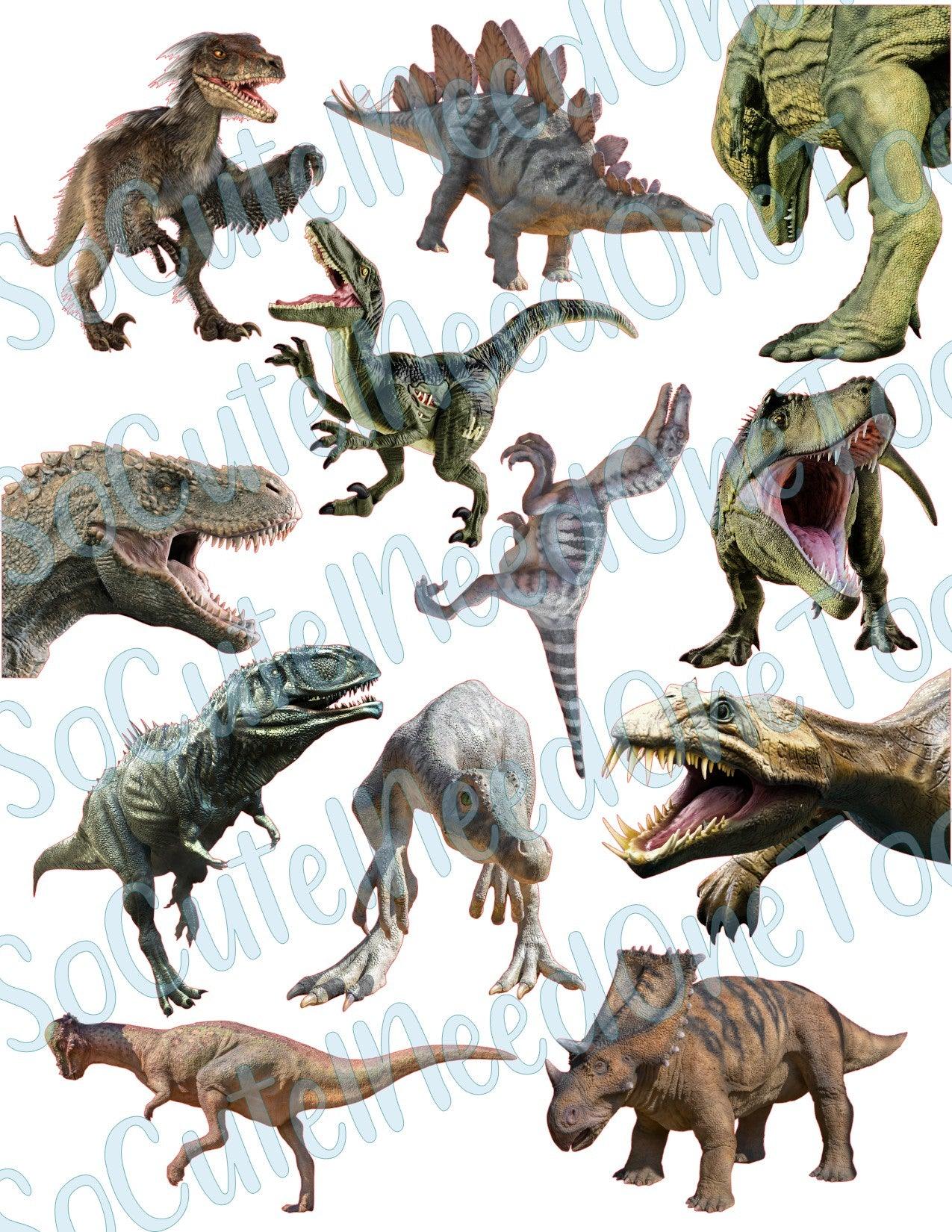 Dinosaurs #2 Waterslide Decals - SoCuteINeedOneToo