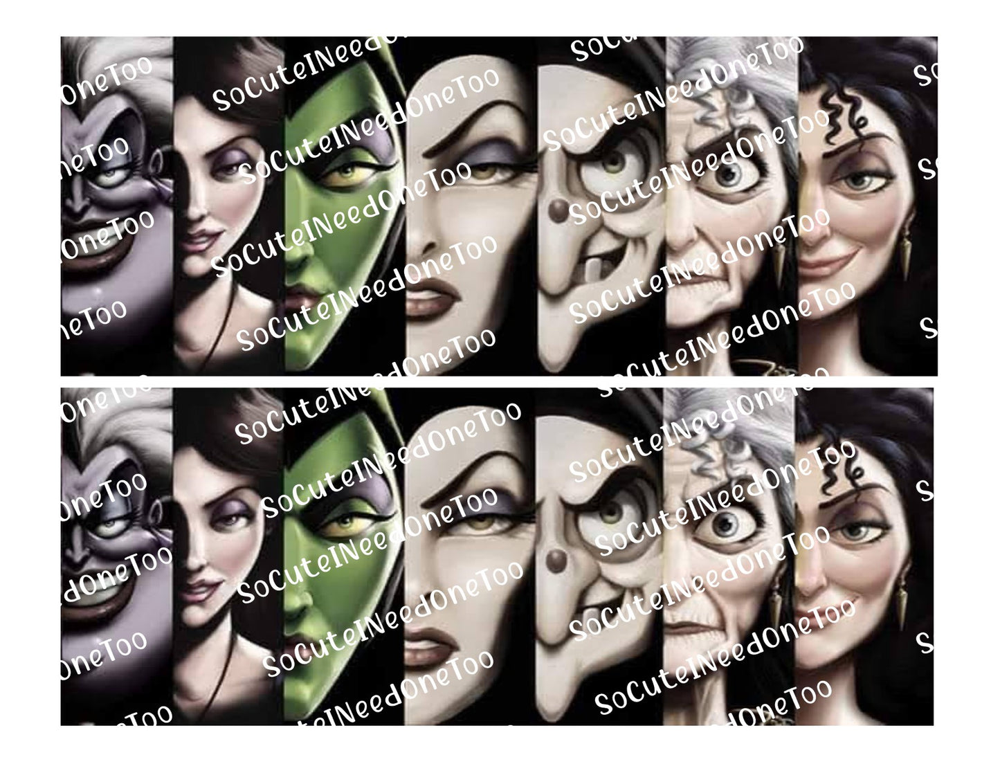 Disney - Villain's #1 Waterslide Decals - SoCuteINeedOneToo