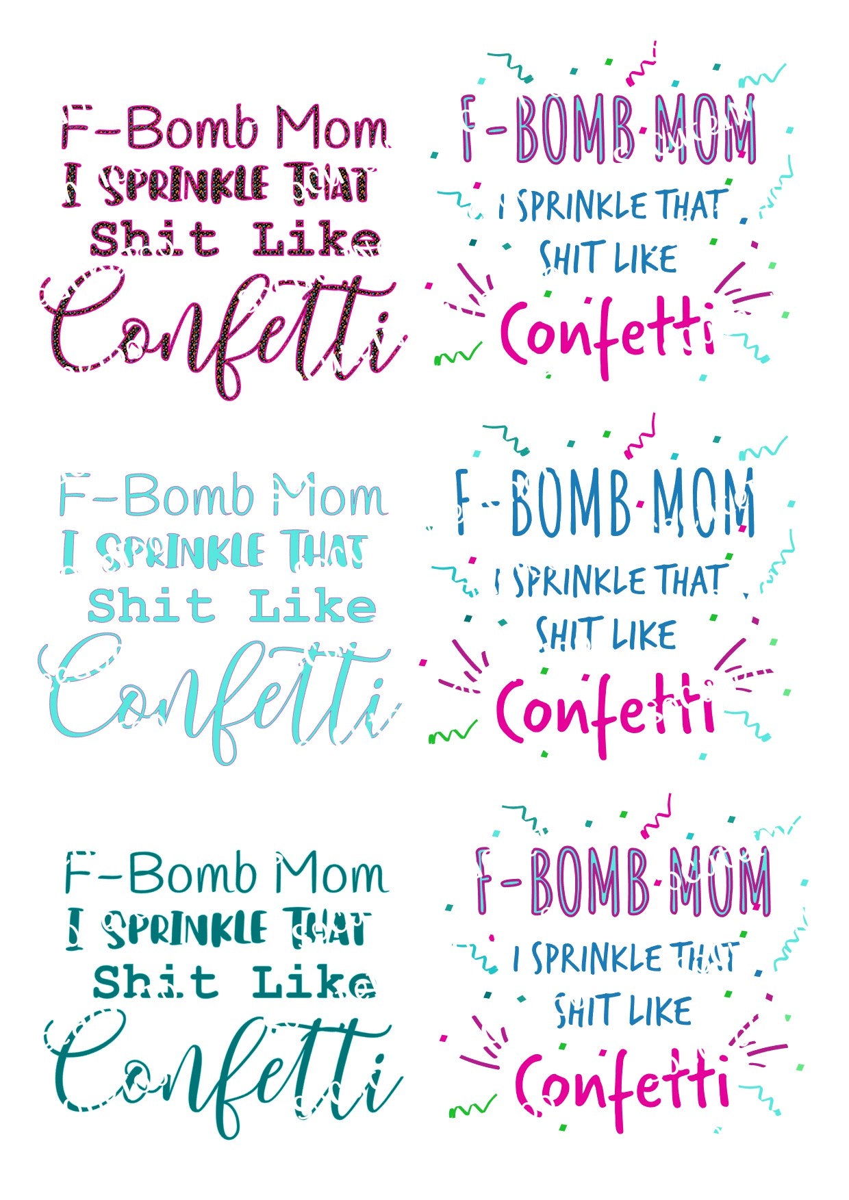 F - BOMB MOM Waterslides - SoCuteINeedOneToo