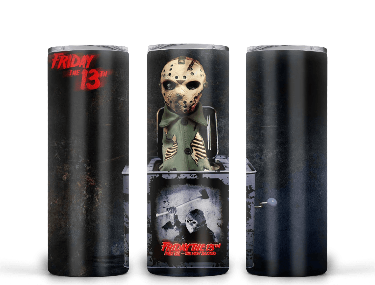 Friday the 13th Waterslide Wraps - Perfect for 20oz Tumblers!" - SoCuteINeedOneToo