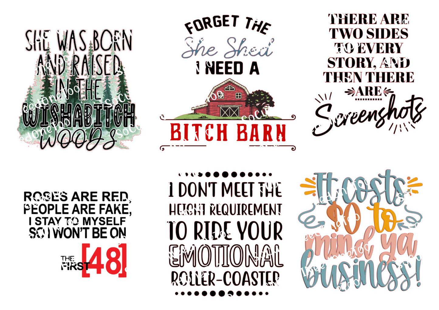 Funny Sayings #1 Decals - SoCuteINeedOneToo