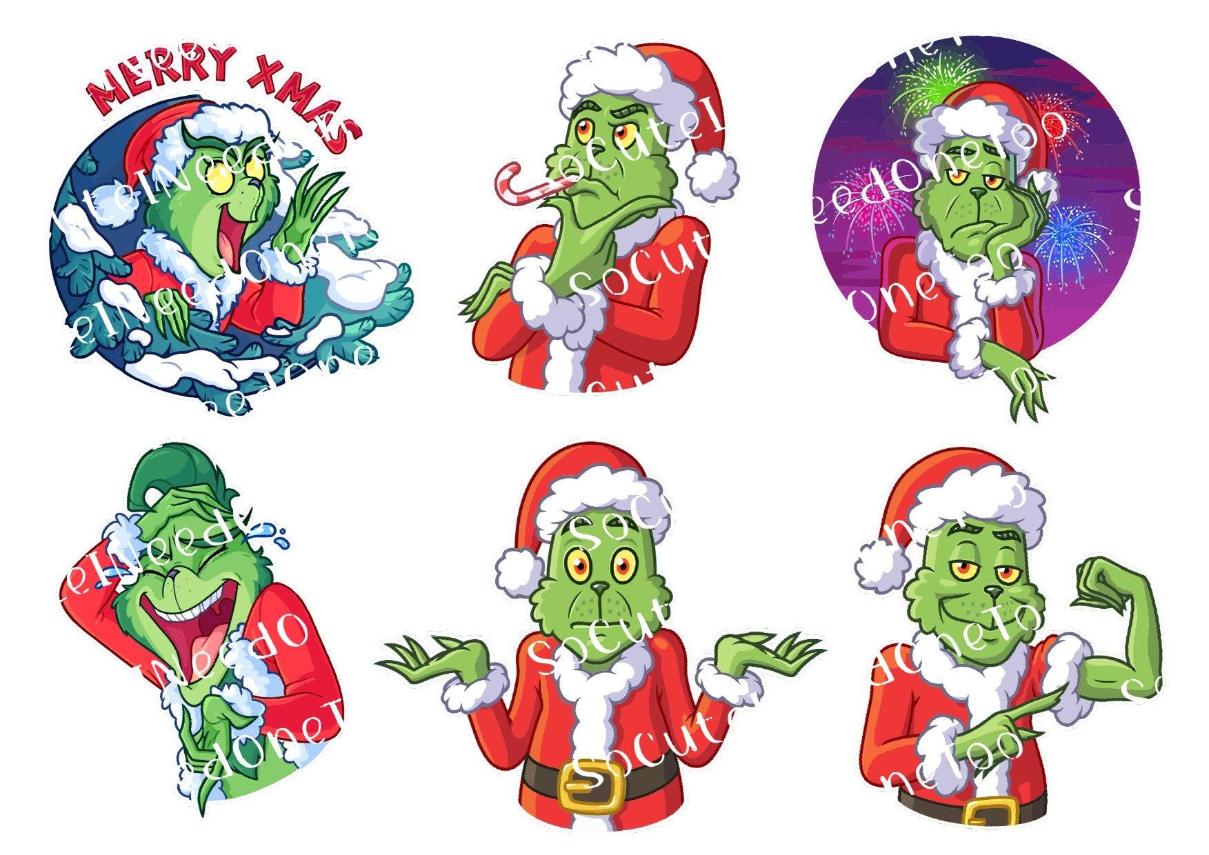 Grinch #39 Waterslide Decals - SoCuteINeedOneToo