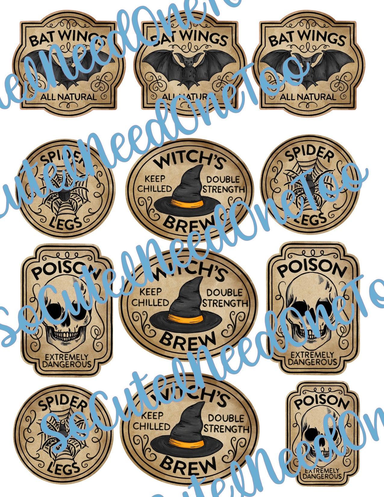 Halloween #5 Waterslide Decals - SoCuteINeedOneToo