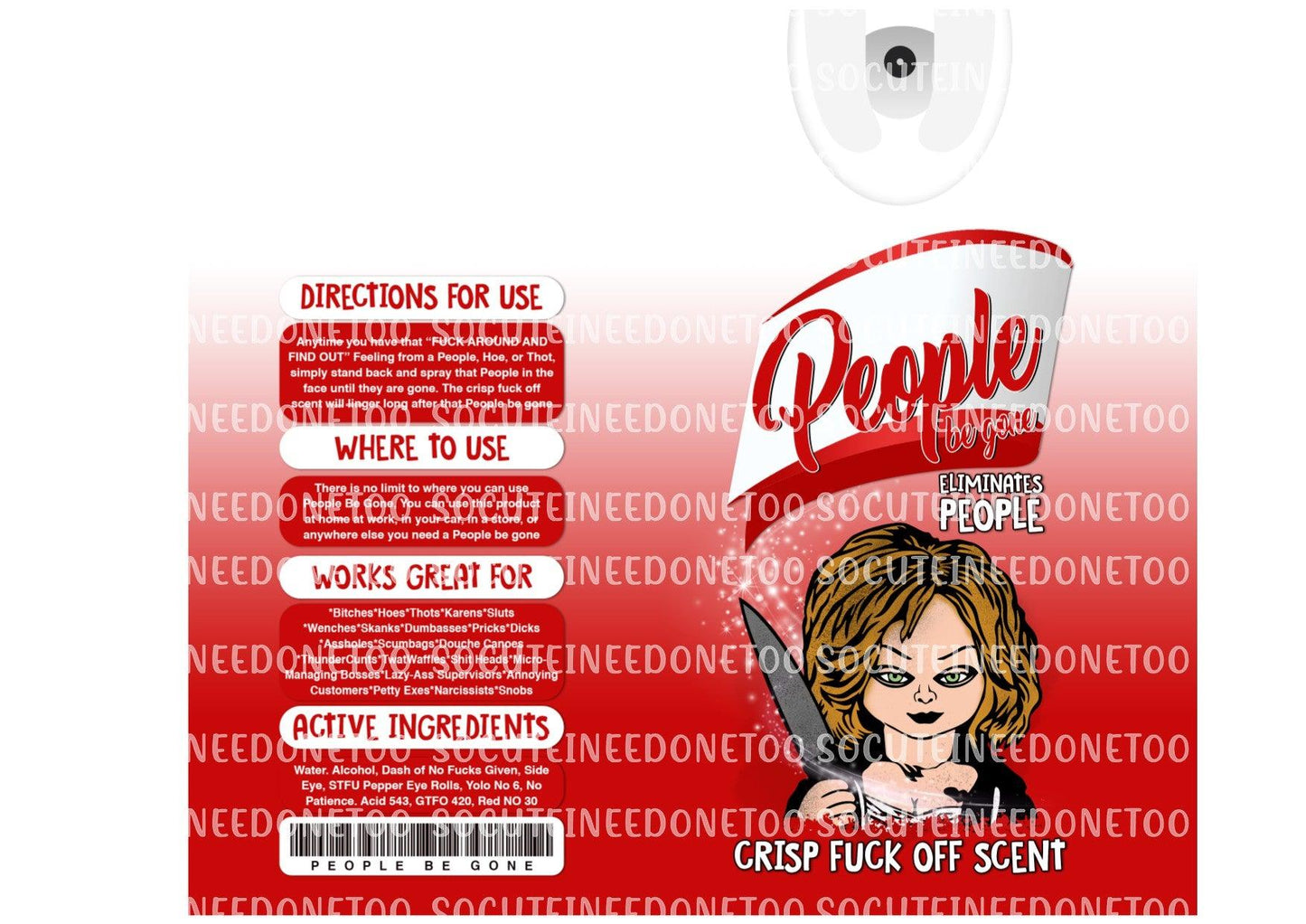 Halloween Killer Lysol Waterslide Wraps - SoCuteINeedOneToo