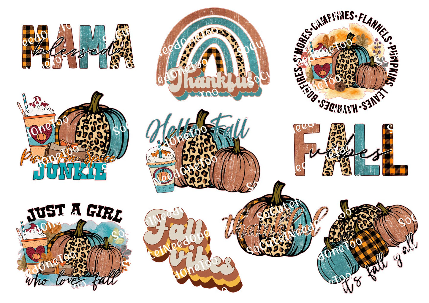 Happy Fall Decals - SoCuteINeedOneToo