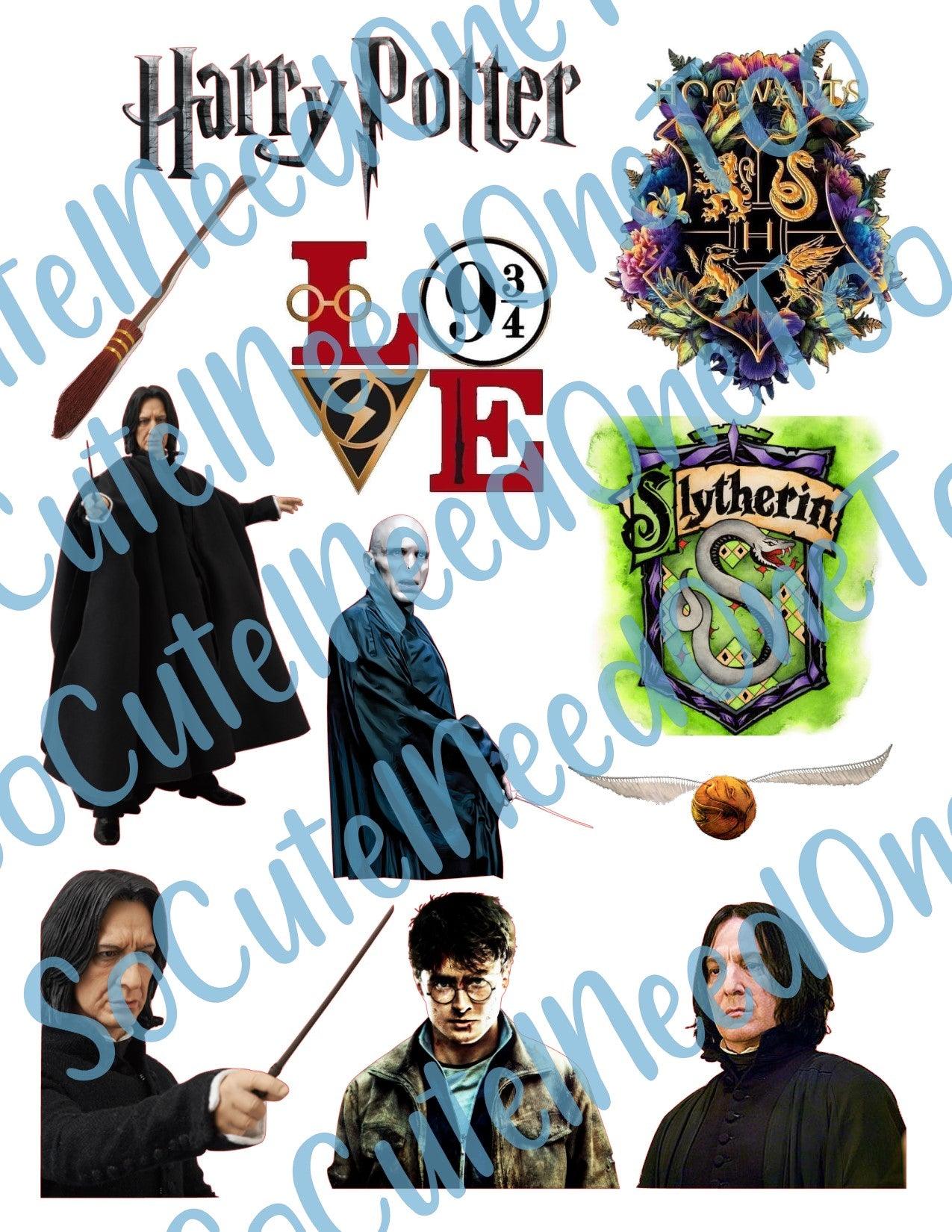 Harry Potter Waterslide Decals - SoCuteINeedOneToo