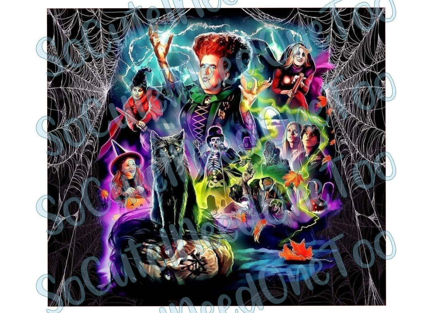 Hocus Pocus Skinny Tumbler Wrap - SoCuteINeedOneToo