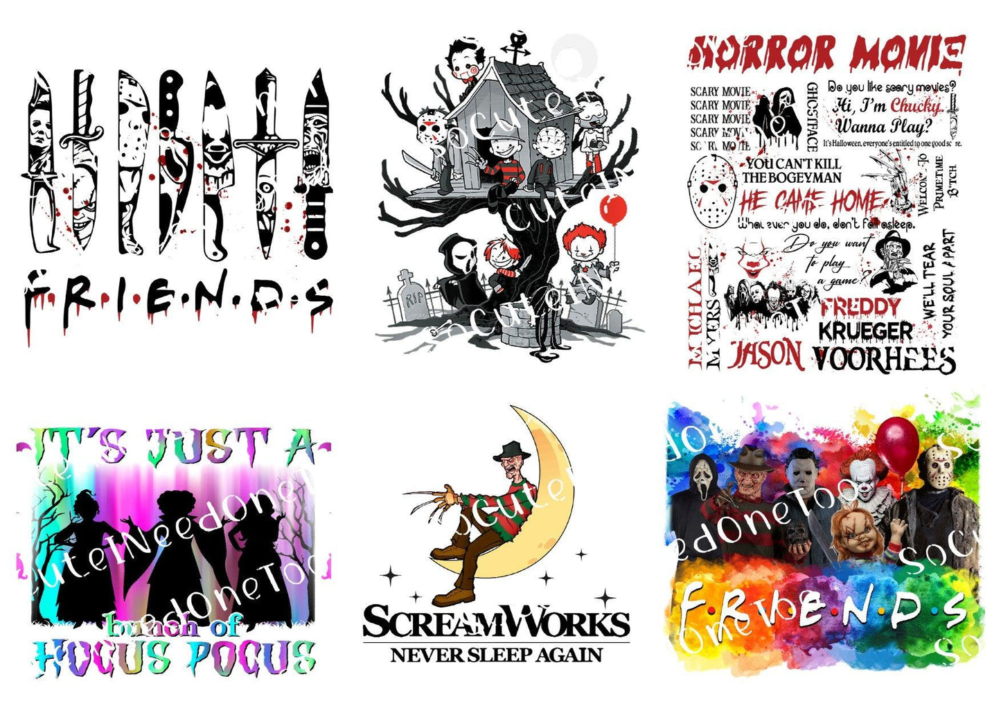 Horror #2 Waterslide Decals - SoCuteINeedOneToo