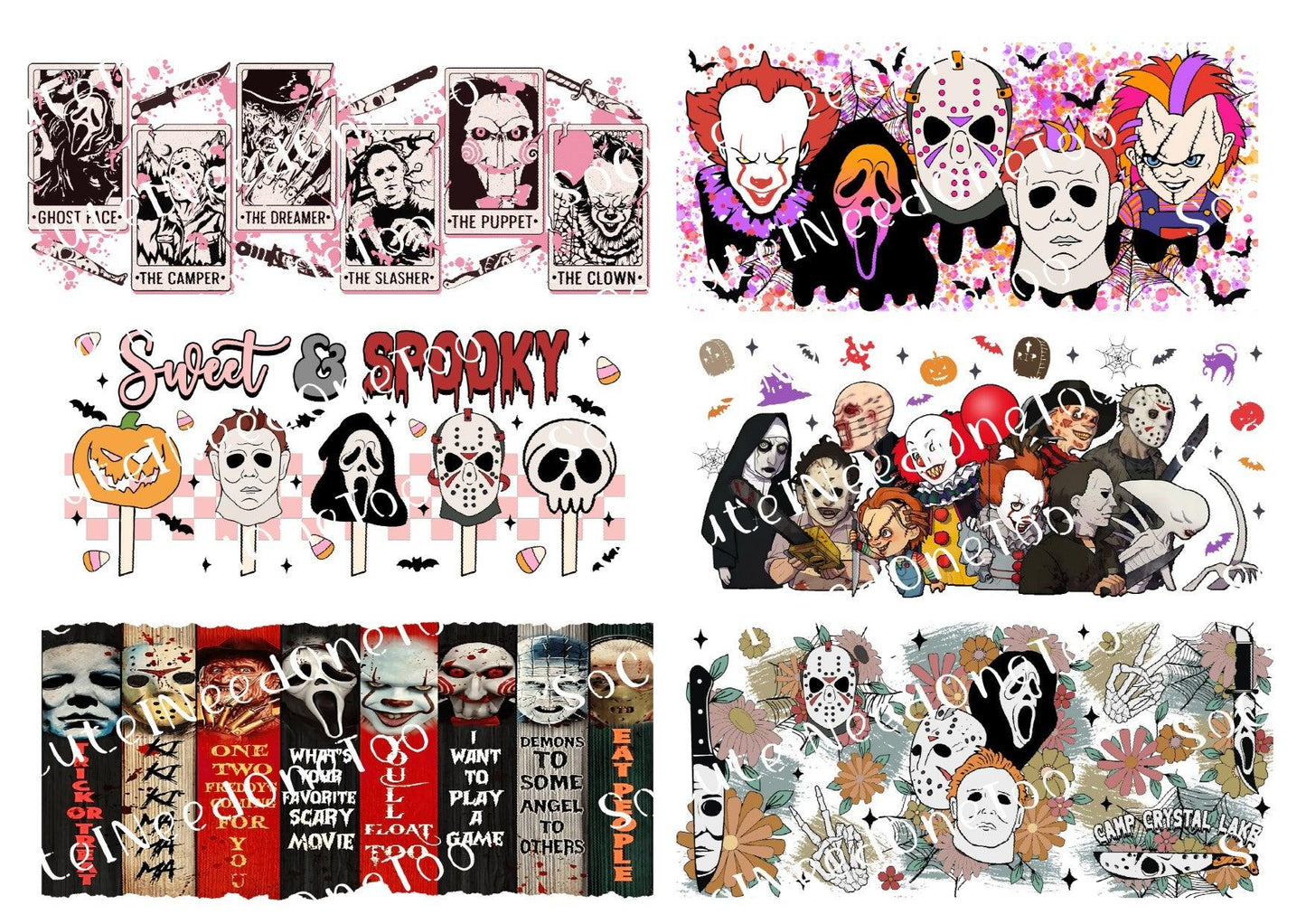 Horror #3 Waterslide Decals - SoCuteINeedOneToo