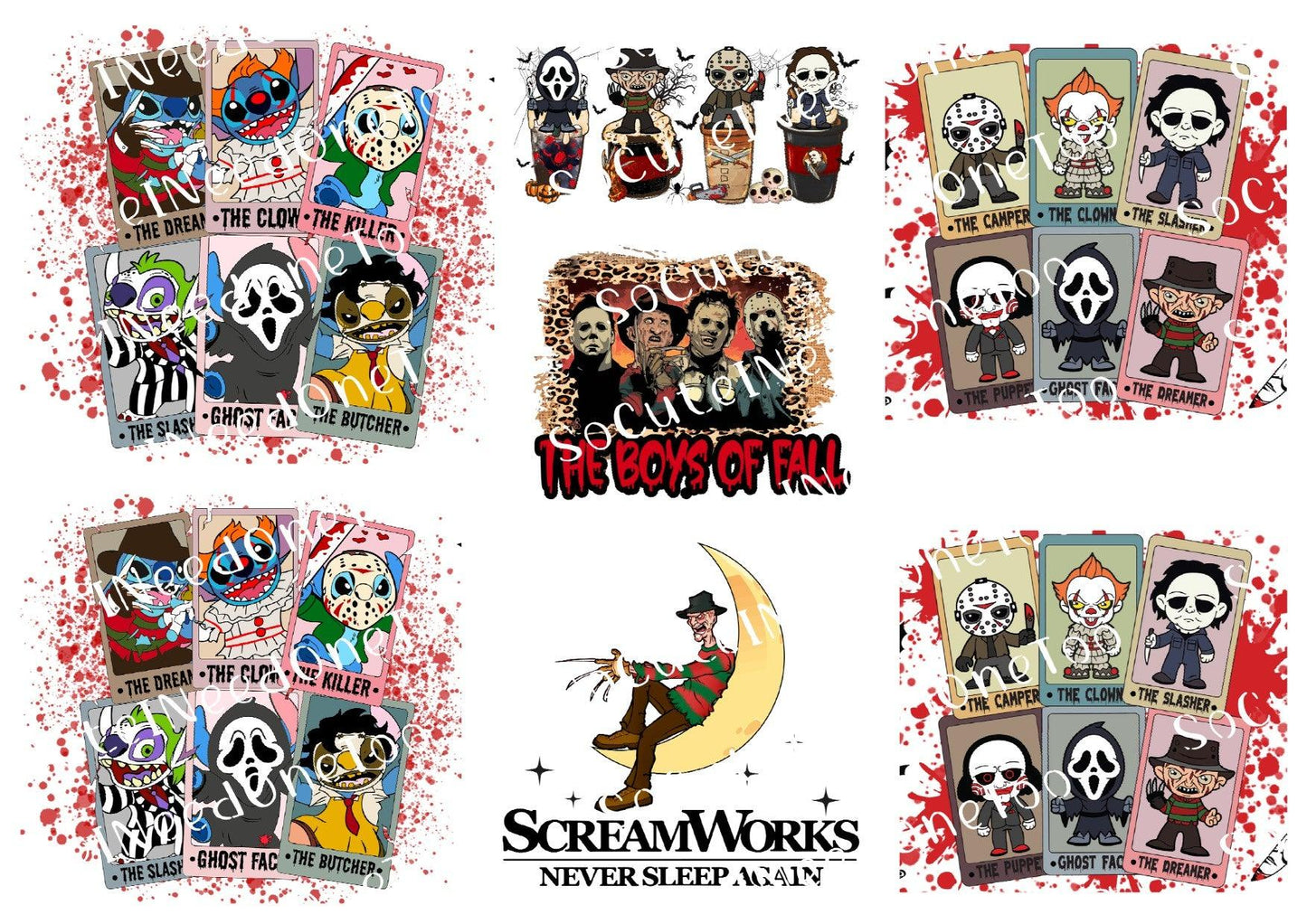 Horror #5 Waterslide Decals - SoCuteINeedOneToo