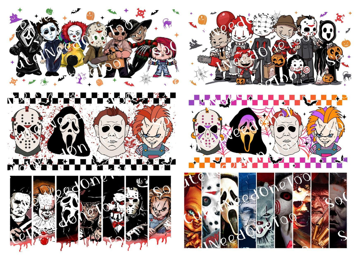 Horror #7 Waterslide Decals - SoCuteINeedOneToo