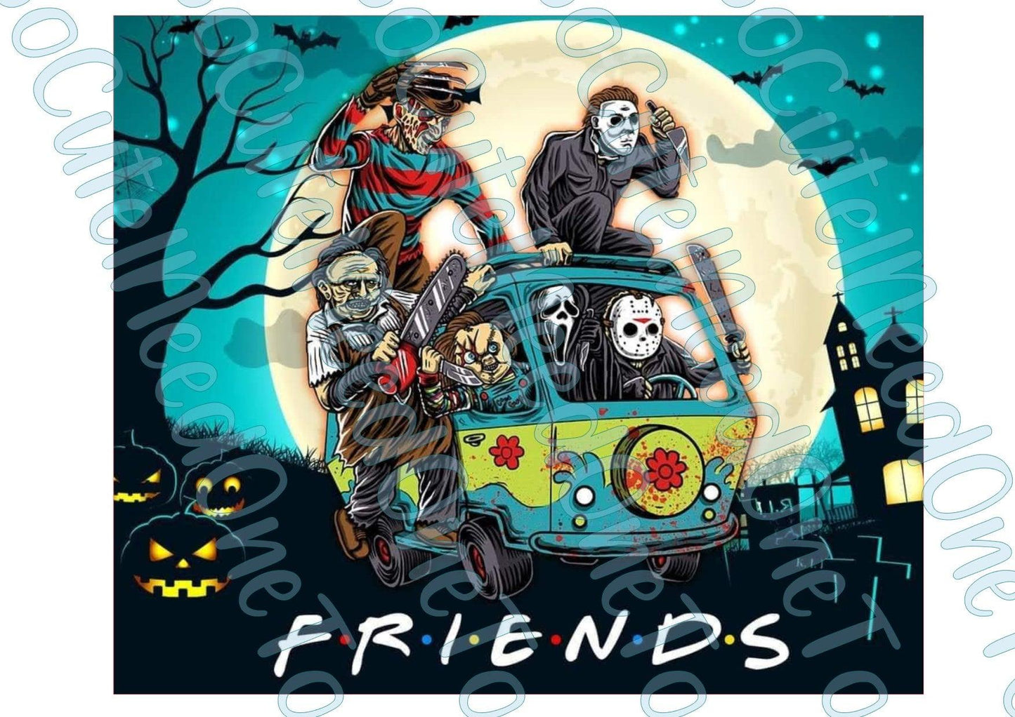 Horror - Scooby Doo Van Waterslide Wrap - SoCuteINeedOneToo