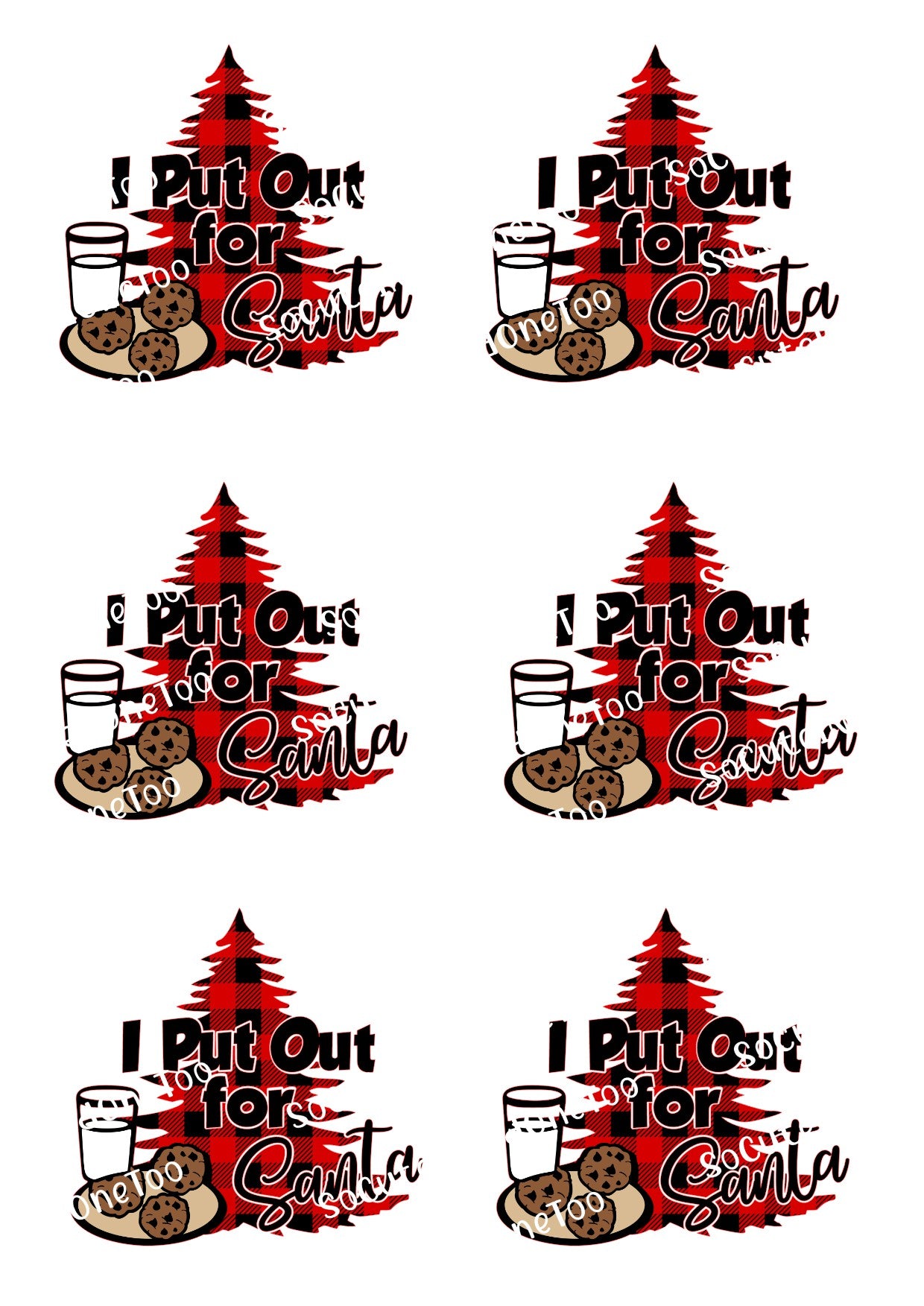 I Put Out For Santa - Christmas Decals - SoCuteINeedOneToo