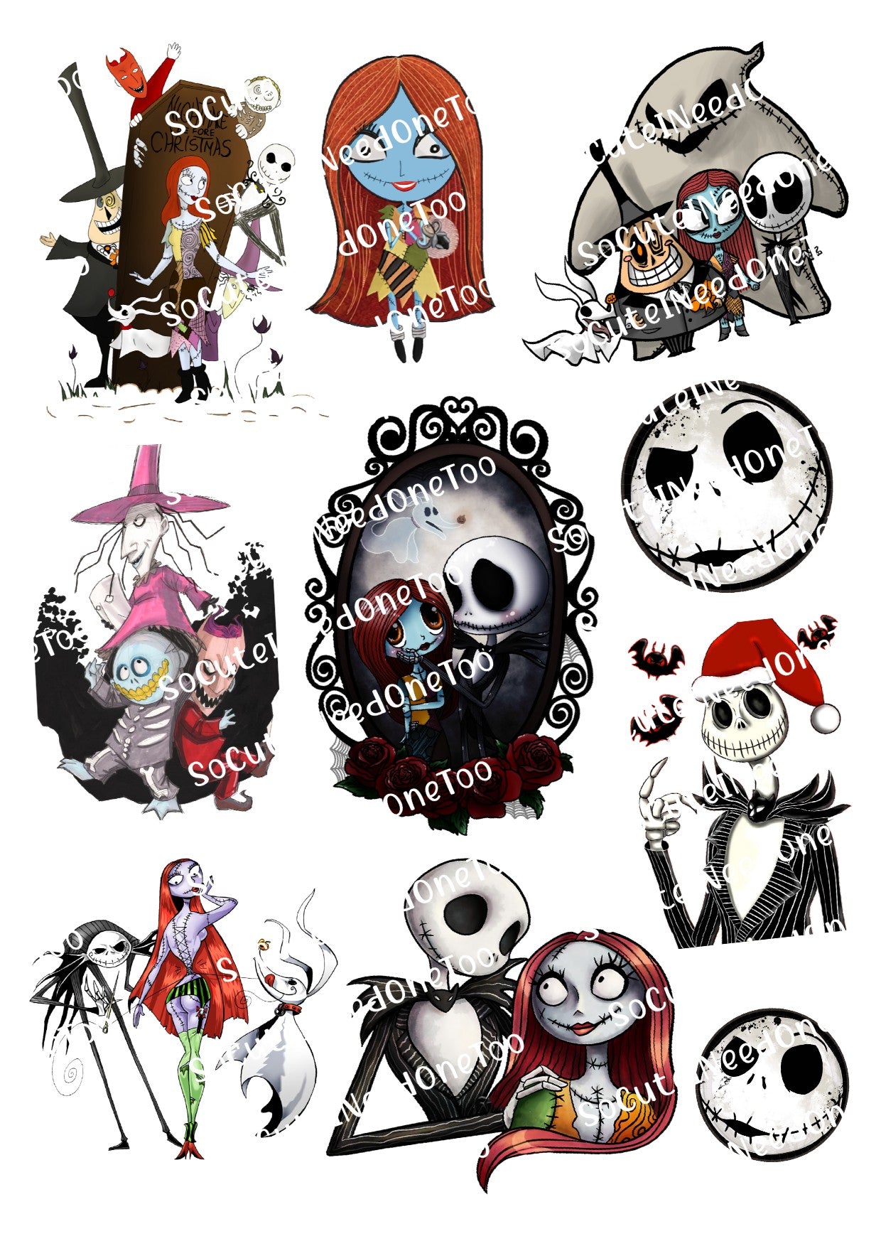 Jack #8 Waterslide Decals Paper Ready To Use - SoCuteINeedOneToo