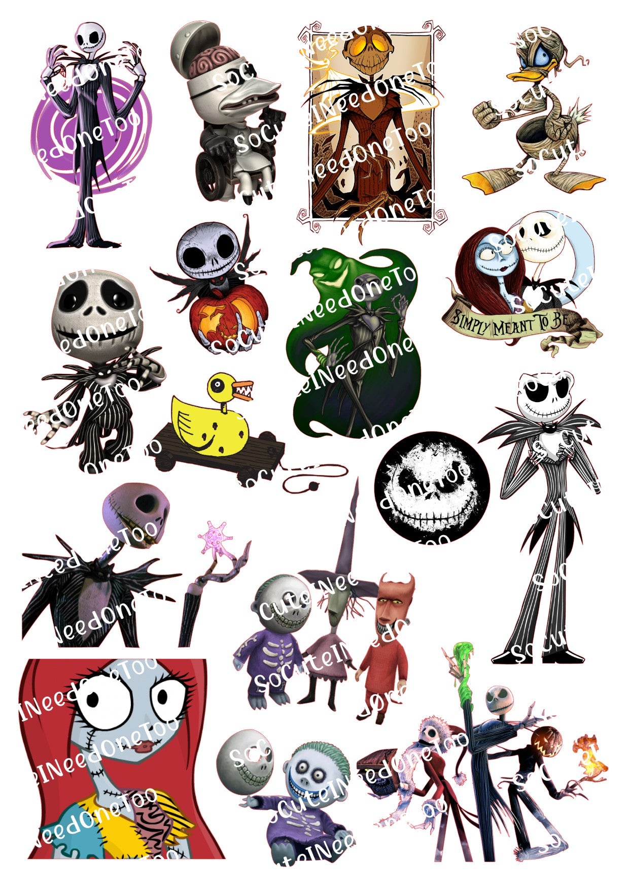 Jack - Family #1 Waterslide Decals - SoCuteINeedOneToo