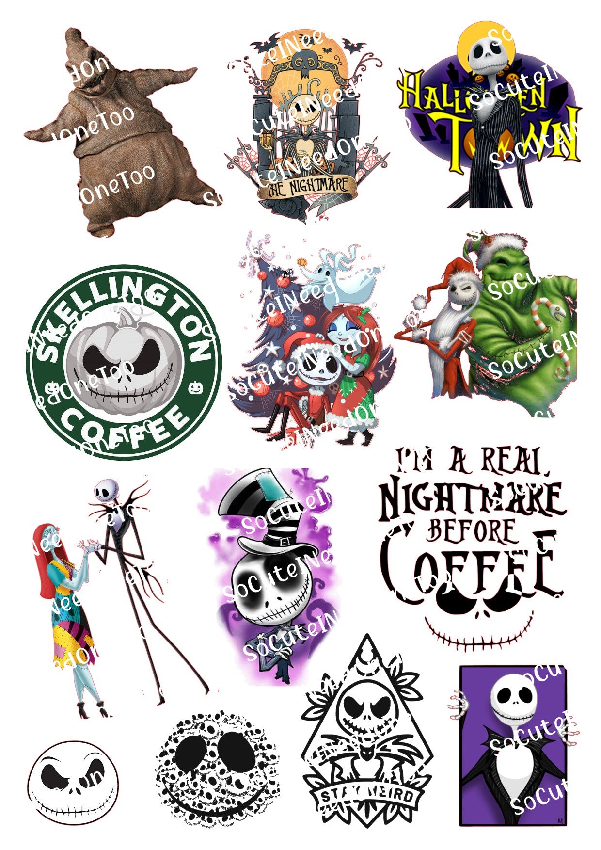 Jack - Family #2 Waterslide Decals - SoCuteINeedOneToo