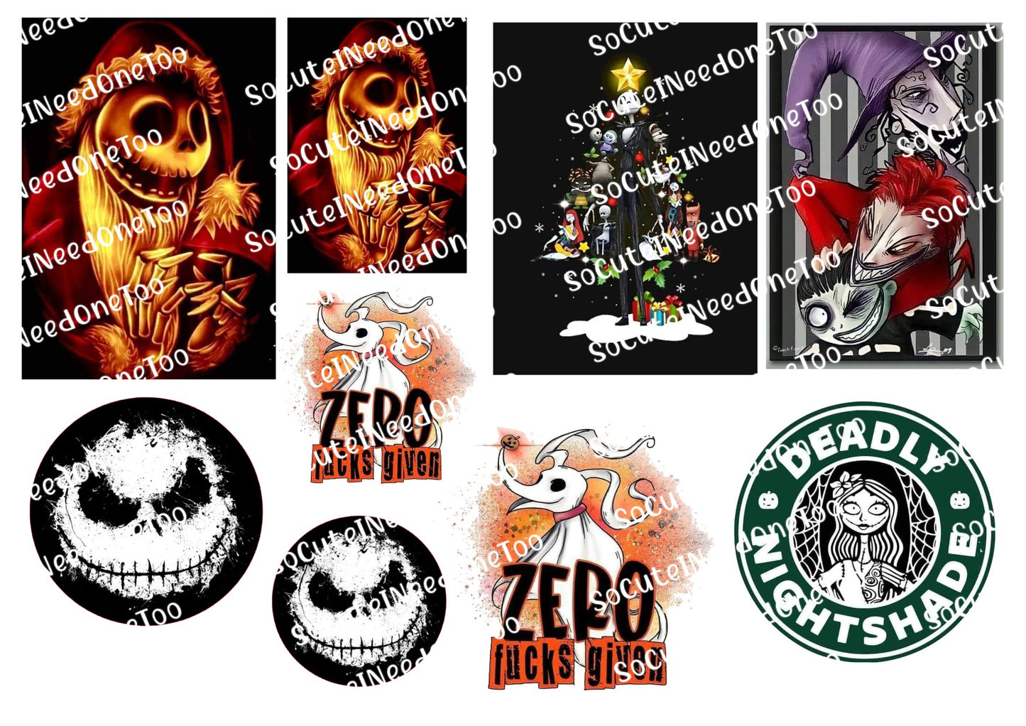 Jack - Family #4 Waterslide Decals - SoCuteINeedOneToo