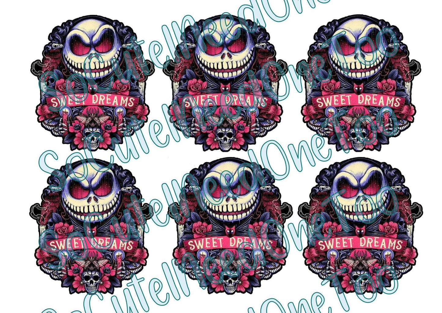 Jack - Sweet Dreams Waterslide Decals - SoCuteINeedOneToo