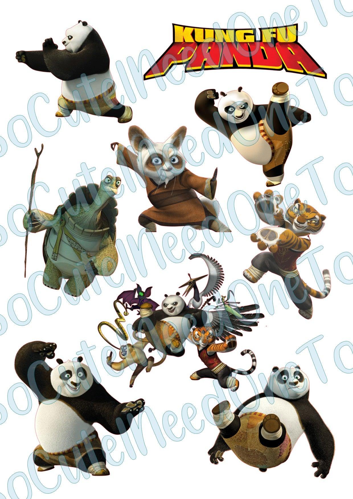 Kung Fu Panda Waterslide Decals - SoCuteINeedOneToo