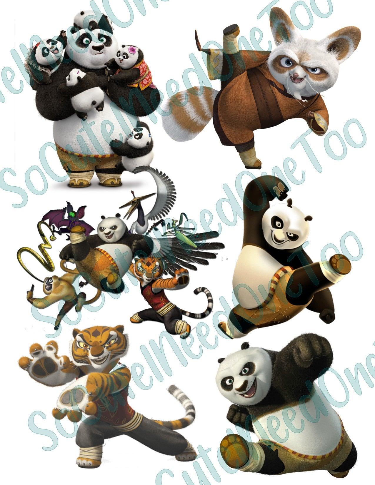 Kung Fu Panda Waterslide Decals - SoCuteINeedOneToo