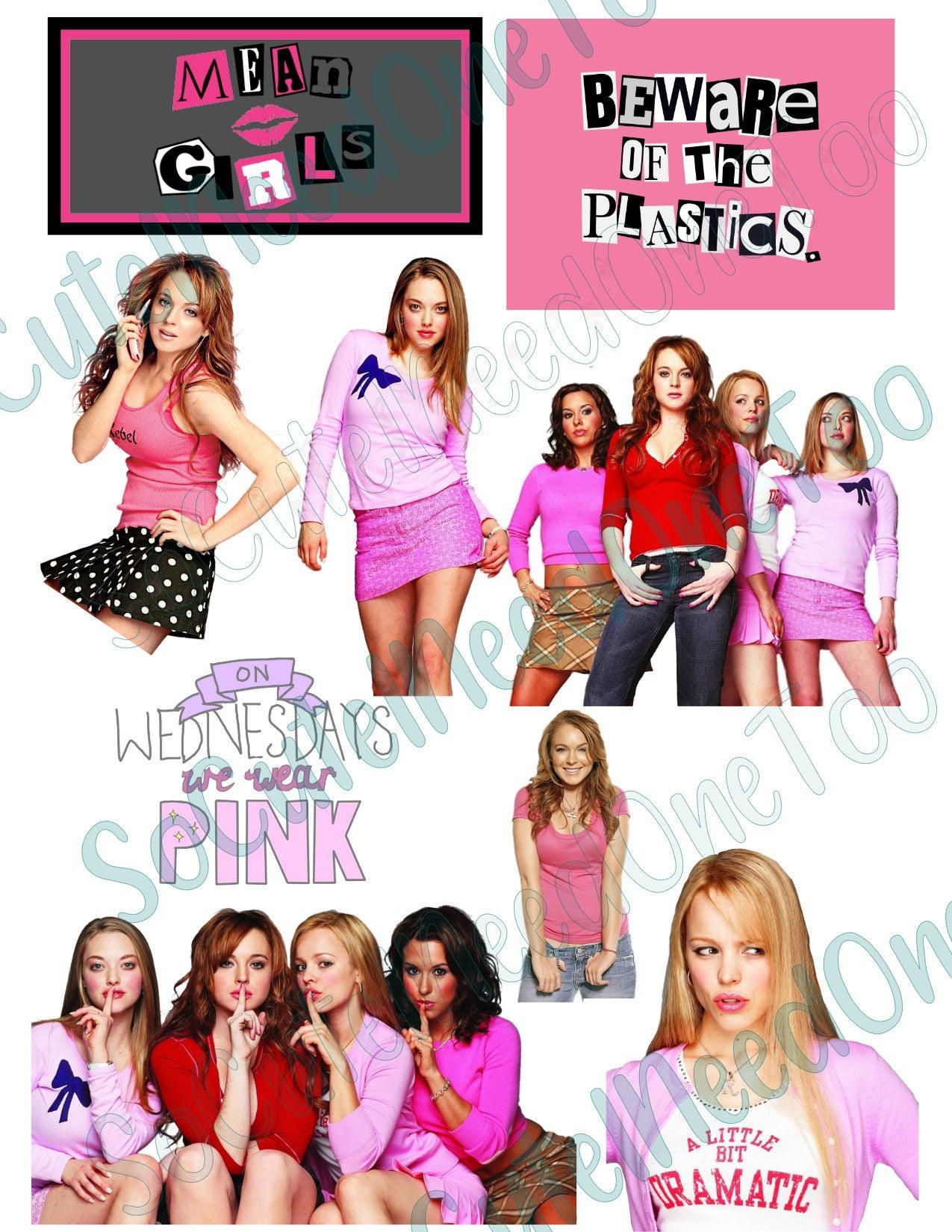 Mean Girls #3 Waterslide Decals - SoCuteINeedOneToo