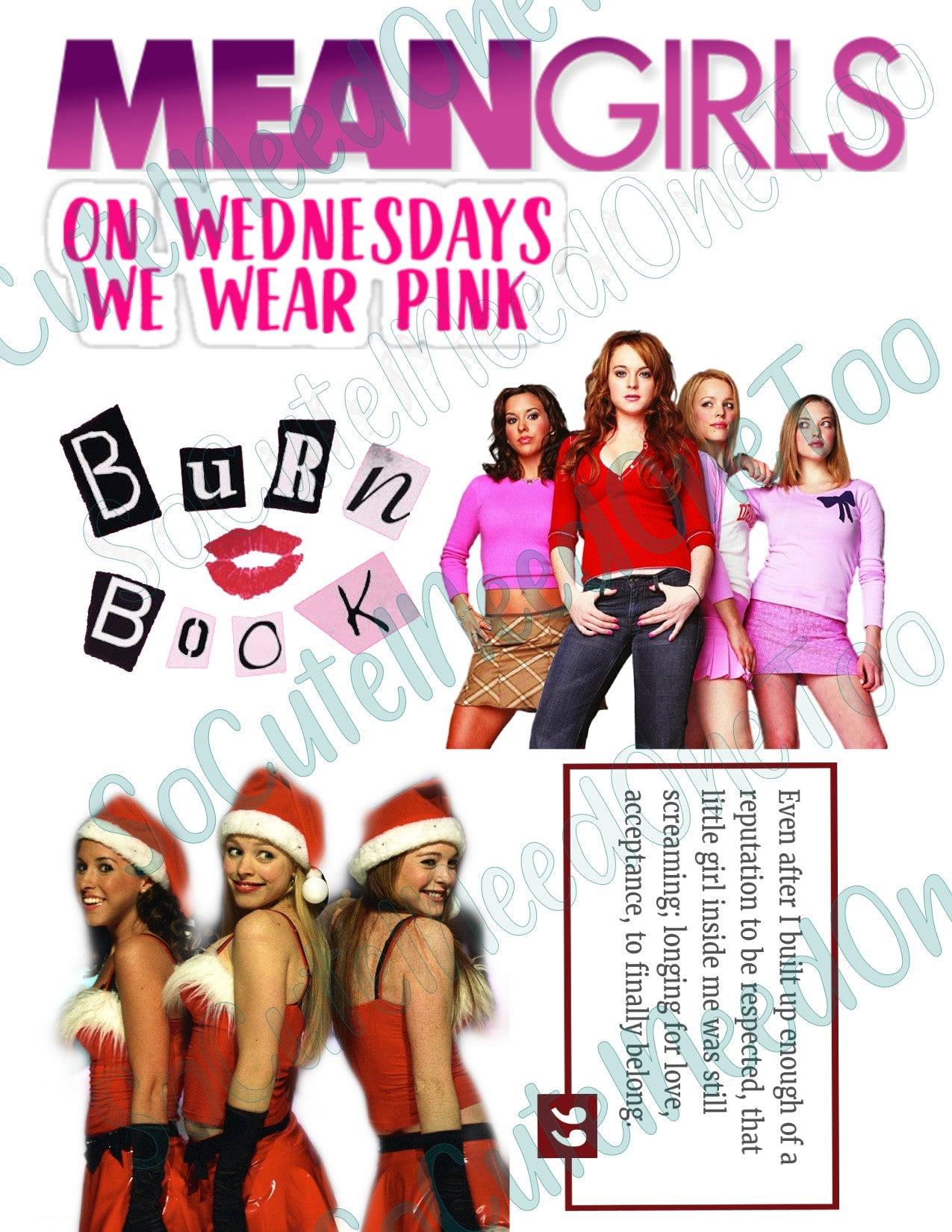 Mean Girls Waterslide Decals - SoCuteINeedOneToo