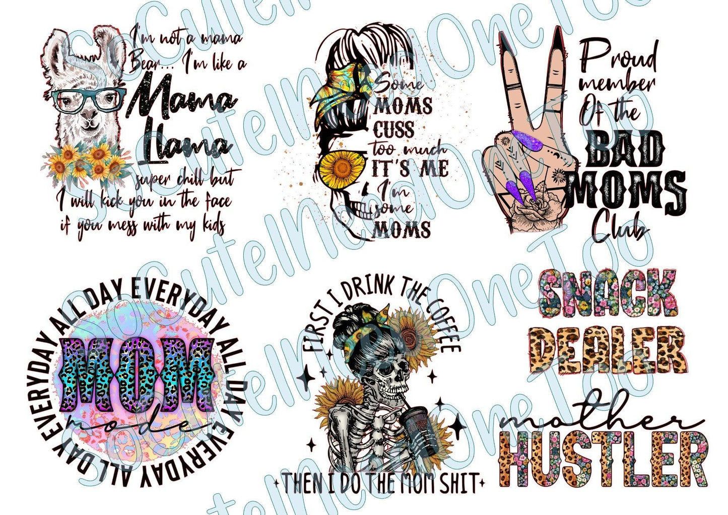 Mom's Rule on Clear/White Waterslide Paper Ready To Use - SoCuteINeedOneToo