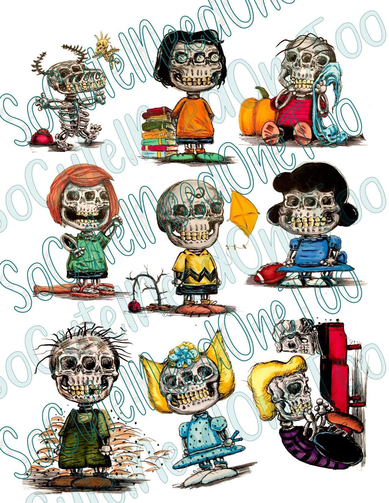 Peanuts - Charlie Brown on Clear Waterslide Paper - SoCuteINeedOneToo