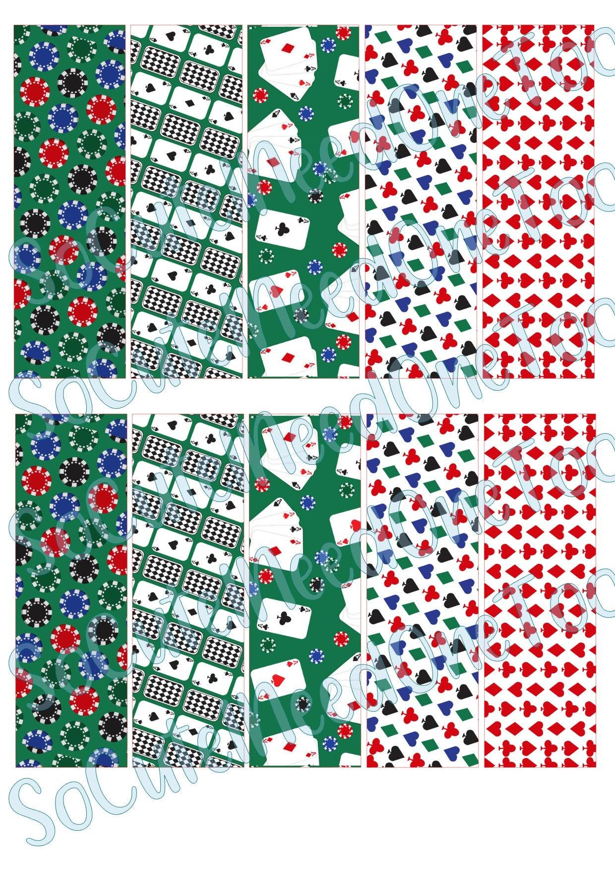 Poker Theme Pen Wraps - SoCuteINeedOneToo