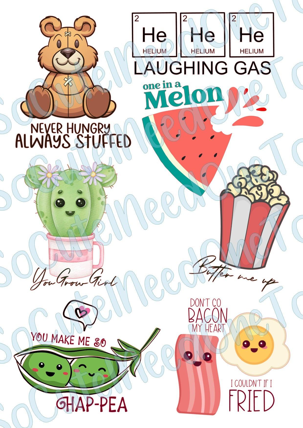 Positive Thoughts Waterslide Decals - SoCuteINeedOneToo