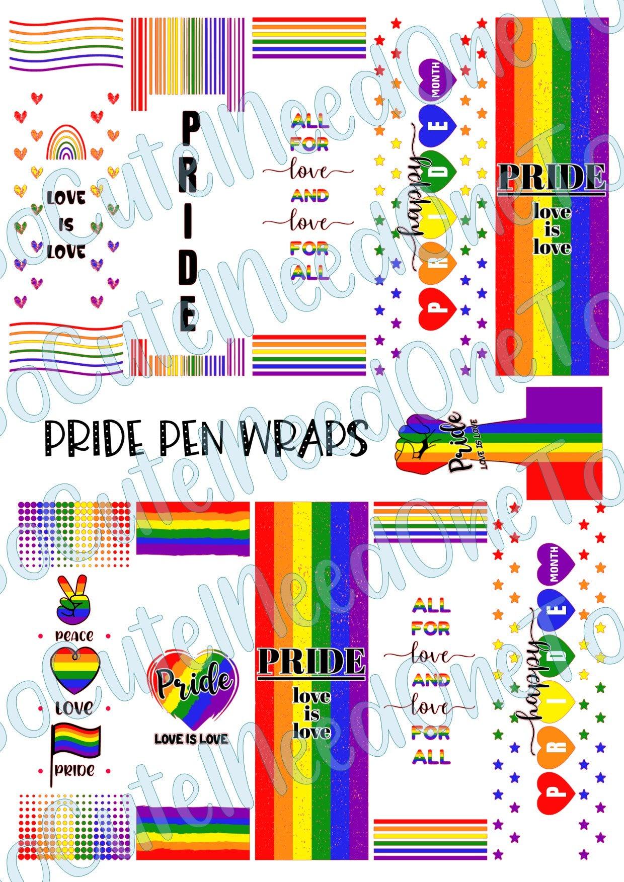 Pride Pen Wraps - SoCuteINeedOneToo