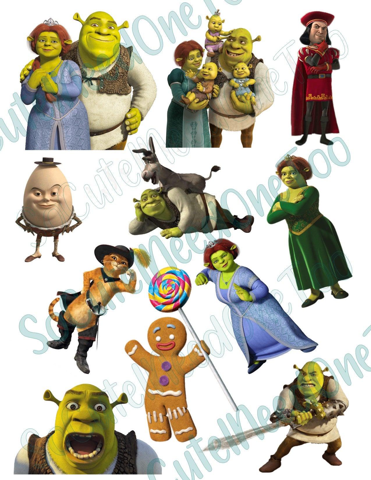 Shrek Waterslide Decals - SoCuteINeedOneToo