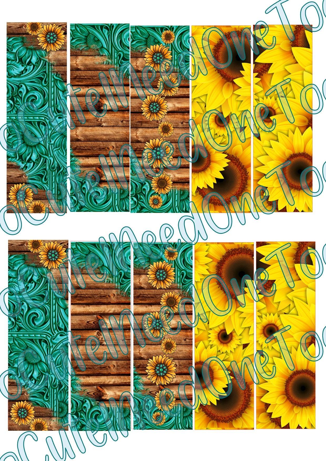 Sunflower Pen Wraps - SoCuteINeedOneToo