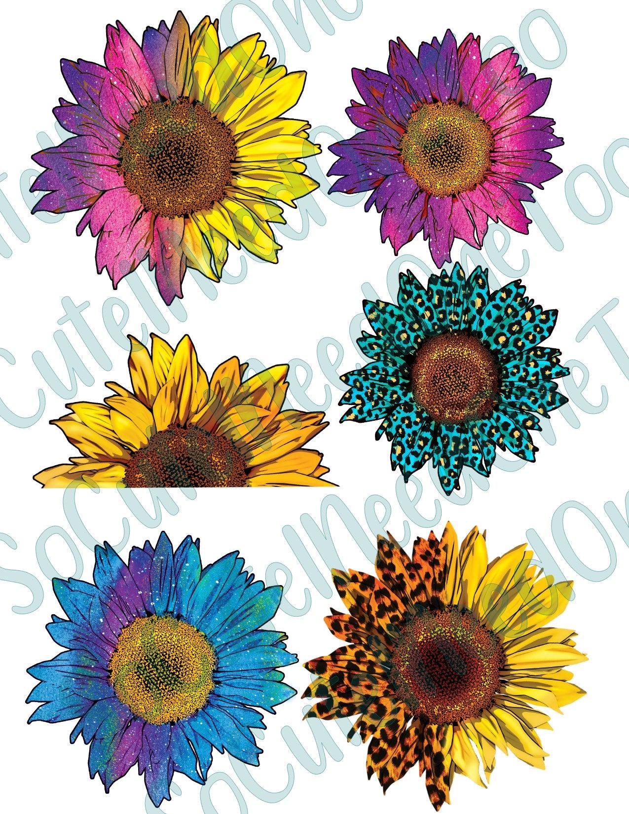 Sunflowers #3 Waterslide Decals - SoCuteINeedOneToo