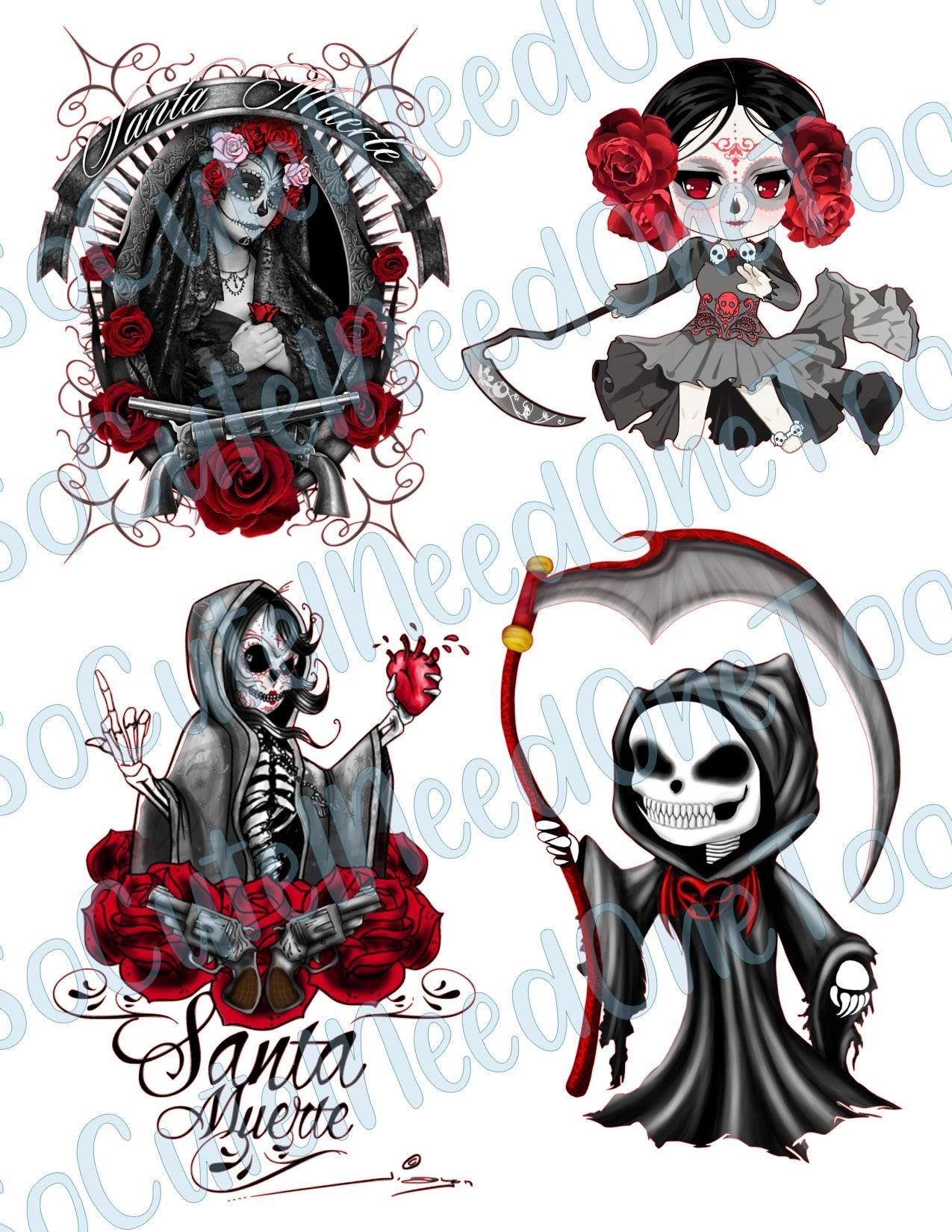 Tattoo - Death Waterslide Decals - SoCuteINeedOneToo