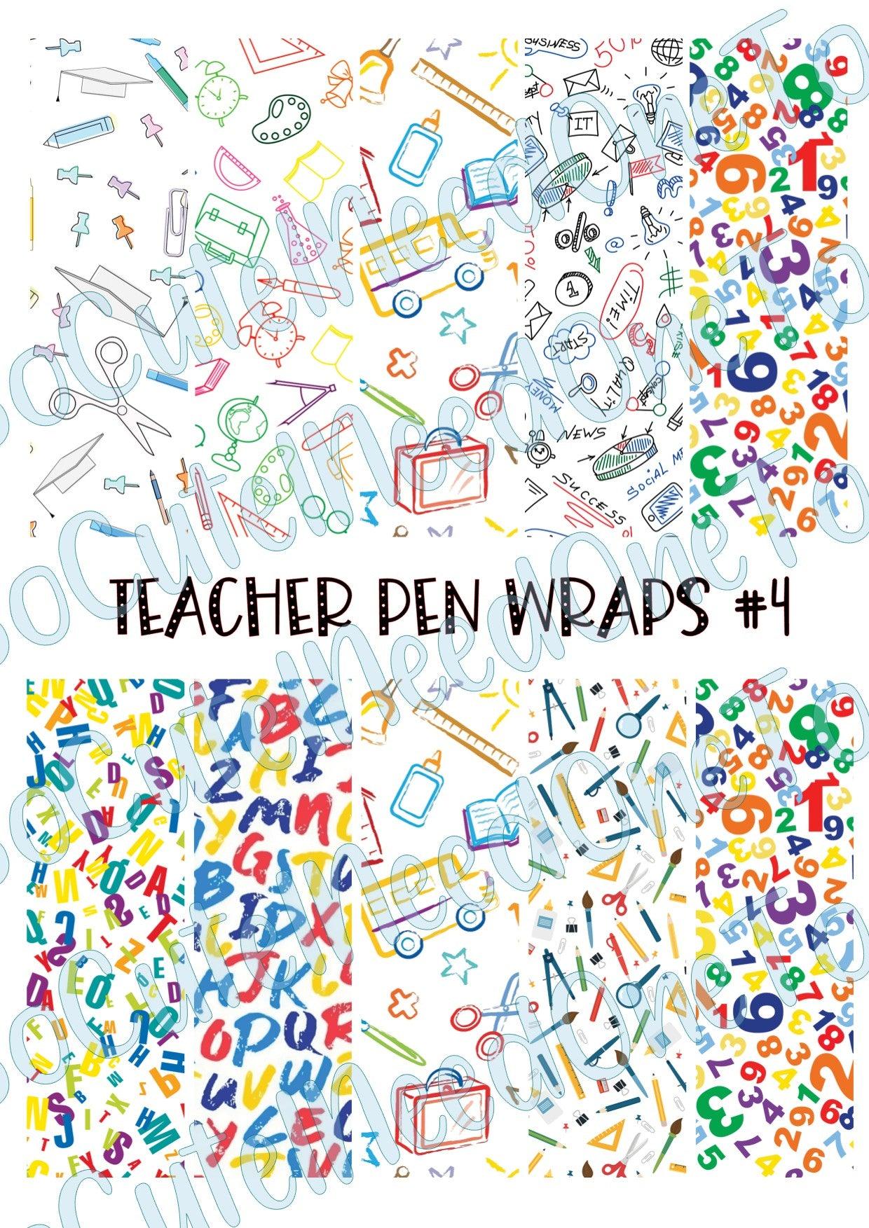 Teacher Pen Wraps #1 - SoCuteINeedOneToo