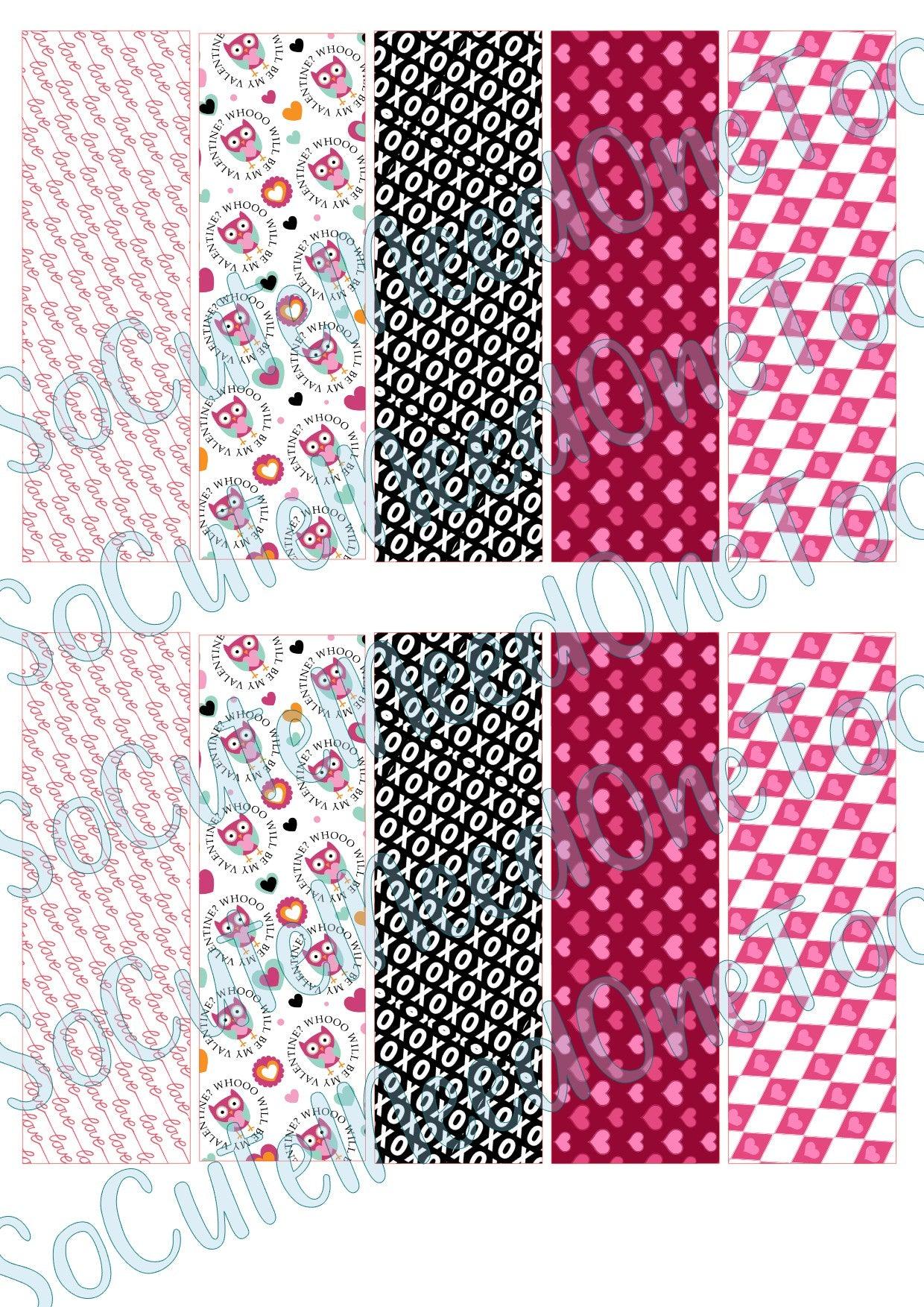 Valentine's Day Pen Wraps #1 Decals - SoCuteINeedOneToo