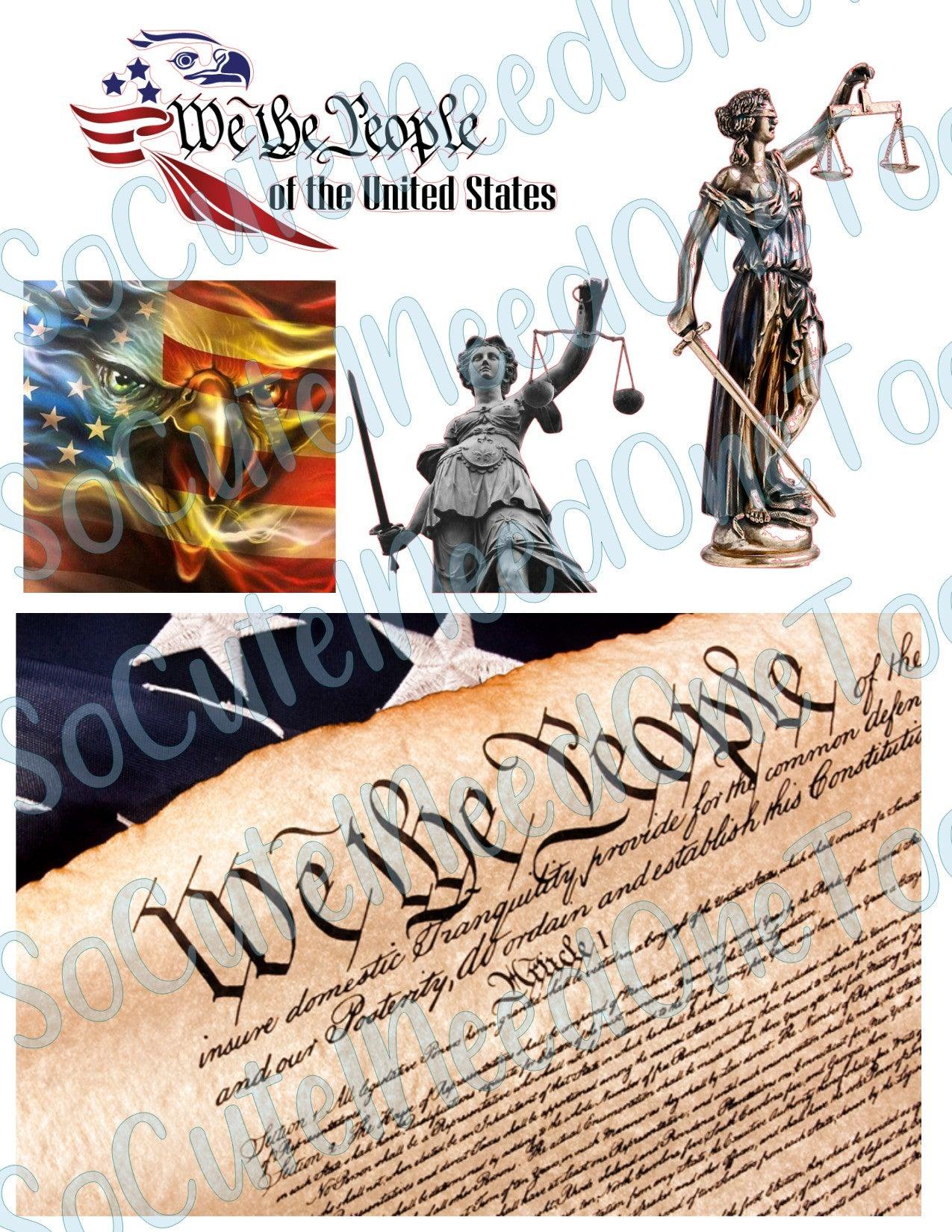 We The People #3 Waterslide Decals - SoCuteINeedOneToo