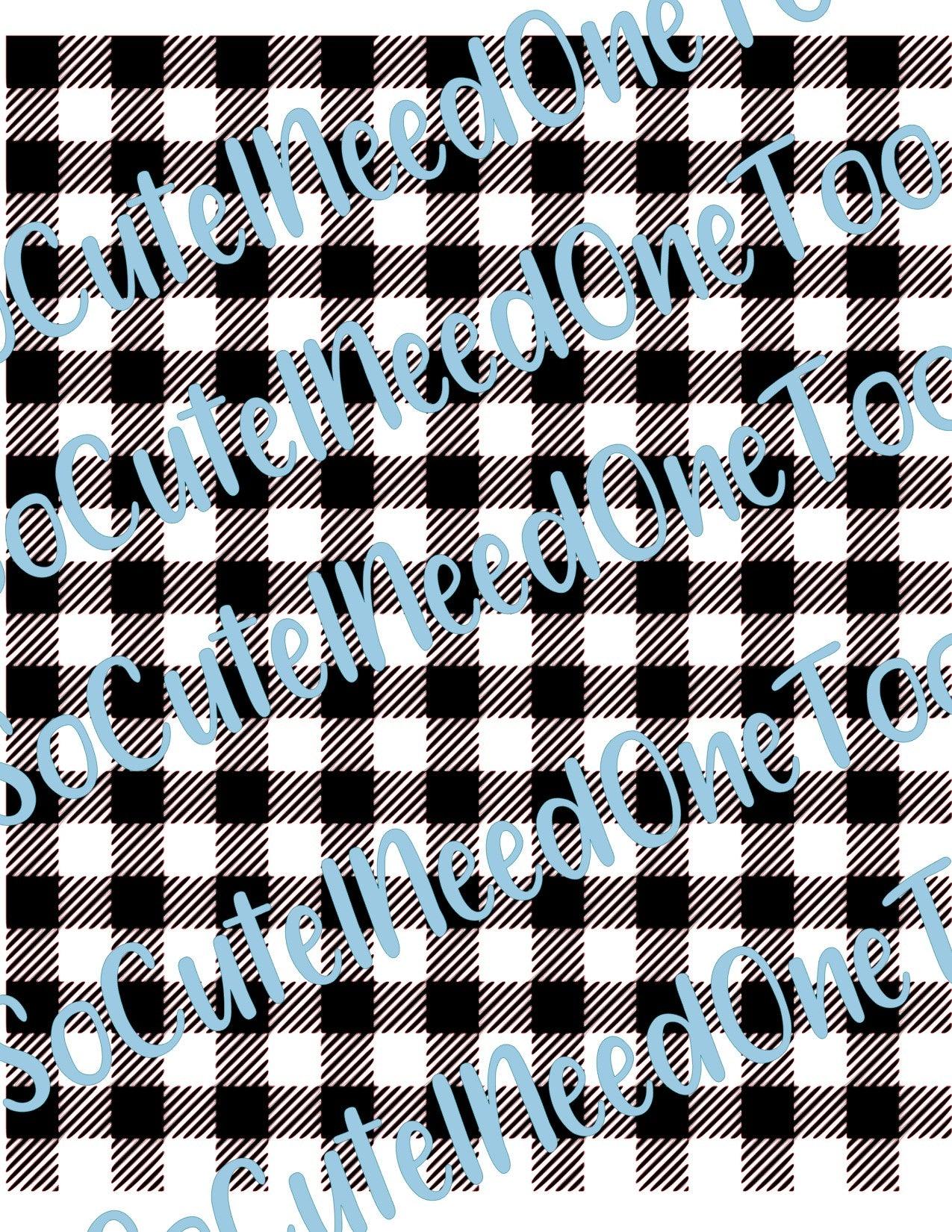 White & Black BP Small Print Waterslides - SoCuteINeedOneToo